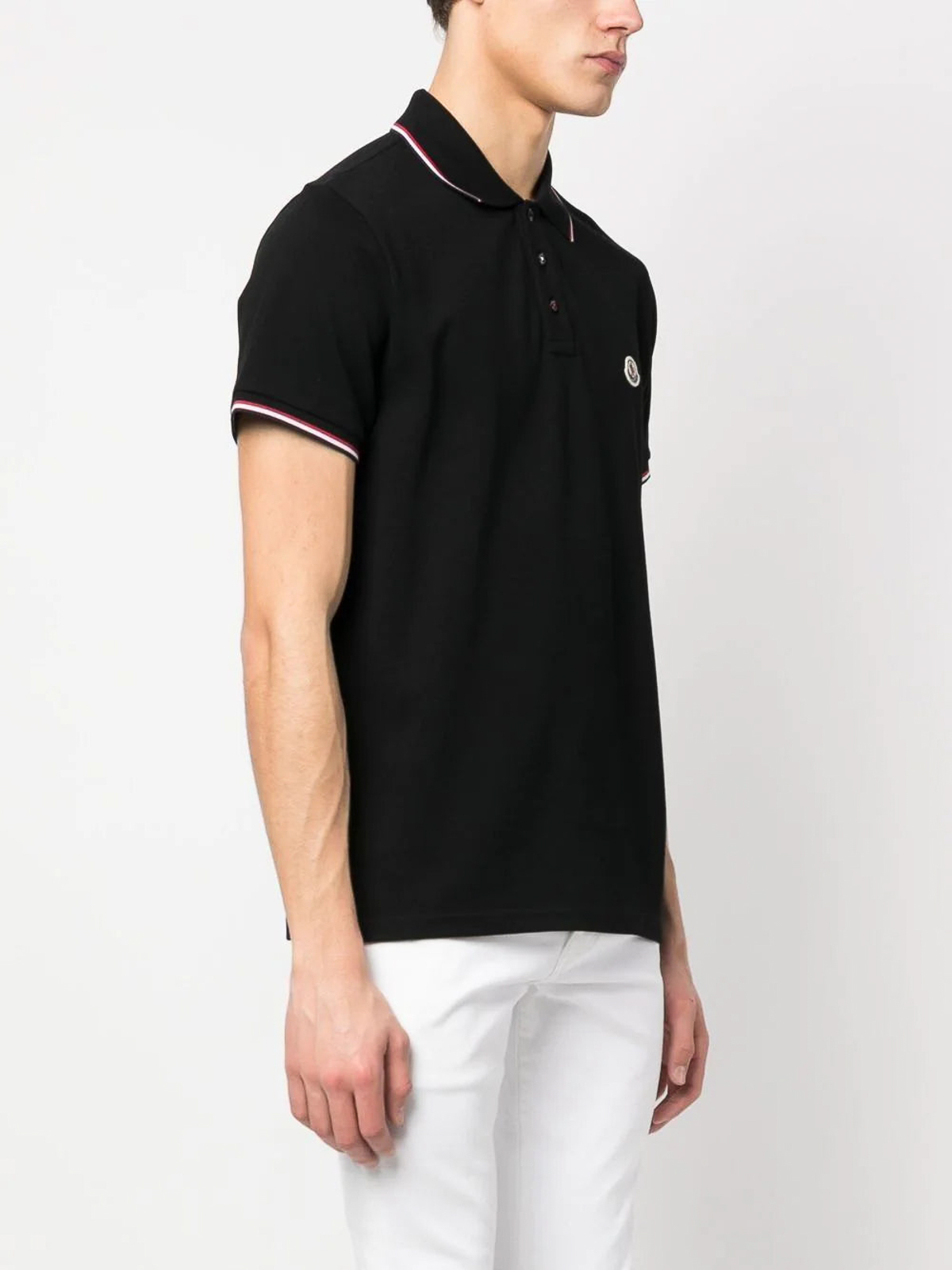 Polo shirts Moncler Moncler logo collar polo shirt I10918A7030084556999