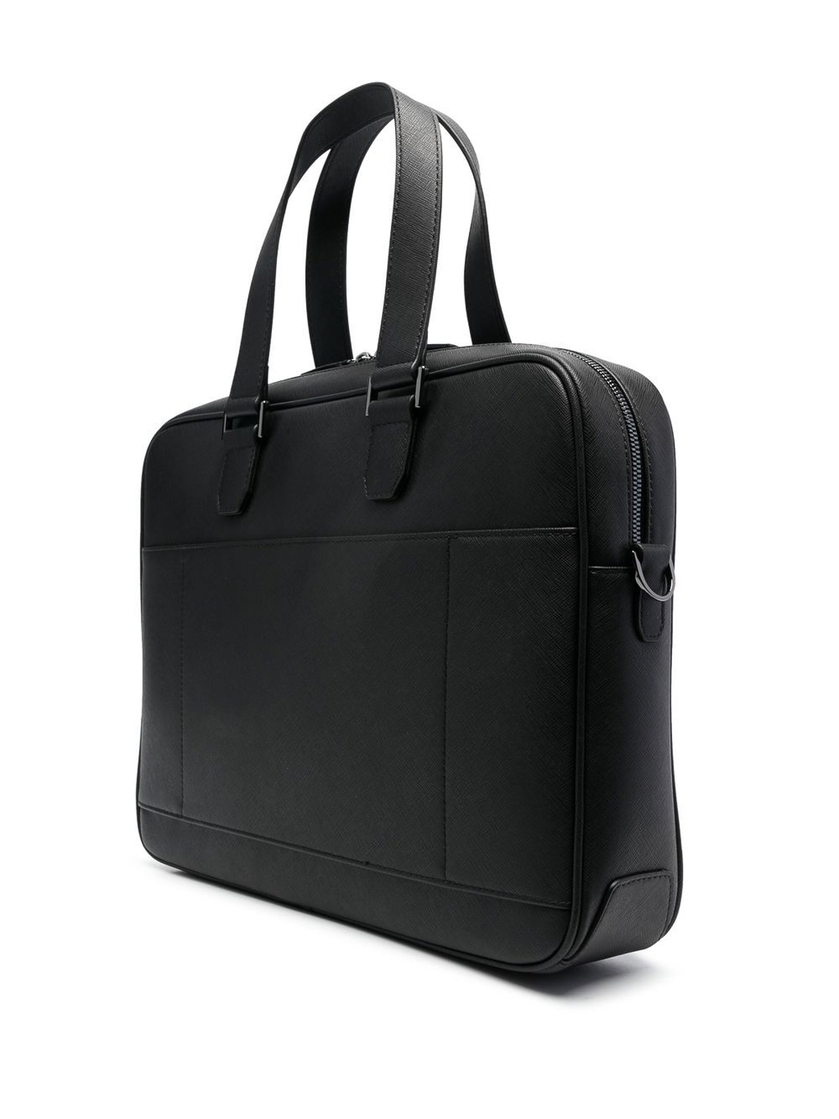 Laptop bags briefcases Emporio Armani Leather briefcase Y4P357Y216J81073