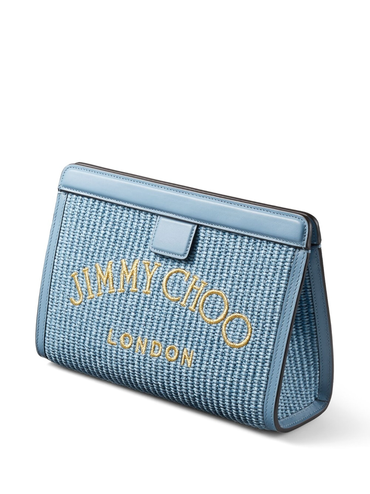 Jimmy Choo クラッチバッグ - ブルー|VARENNEPOUCHBXESMOKYBLUELIGHTGOLD