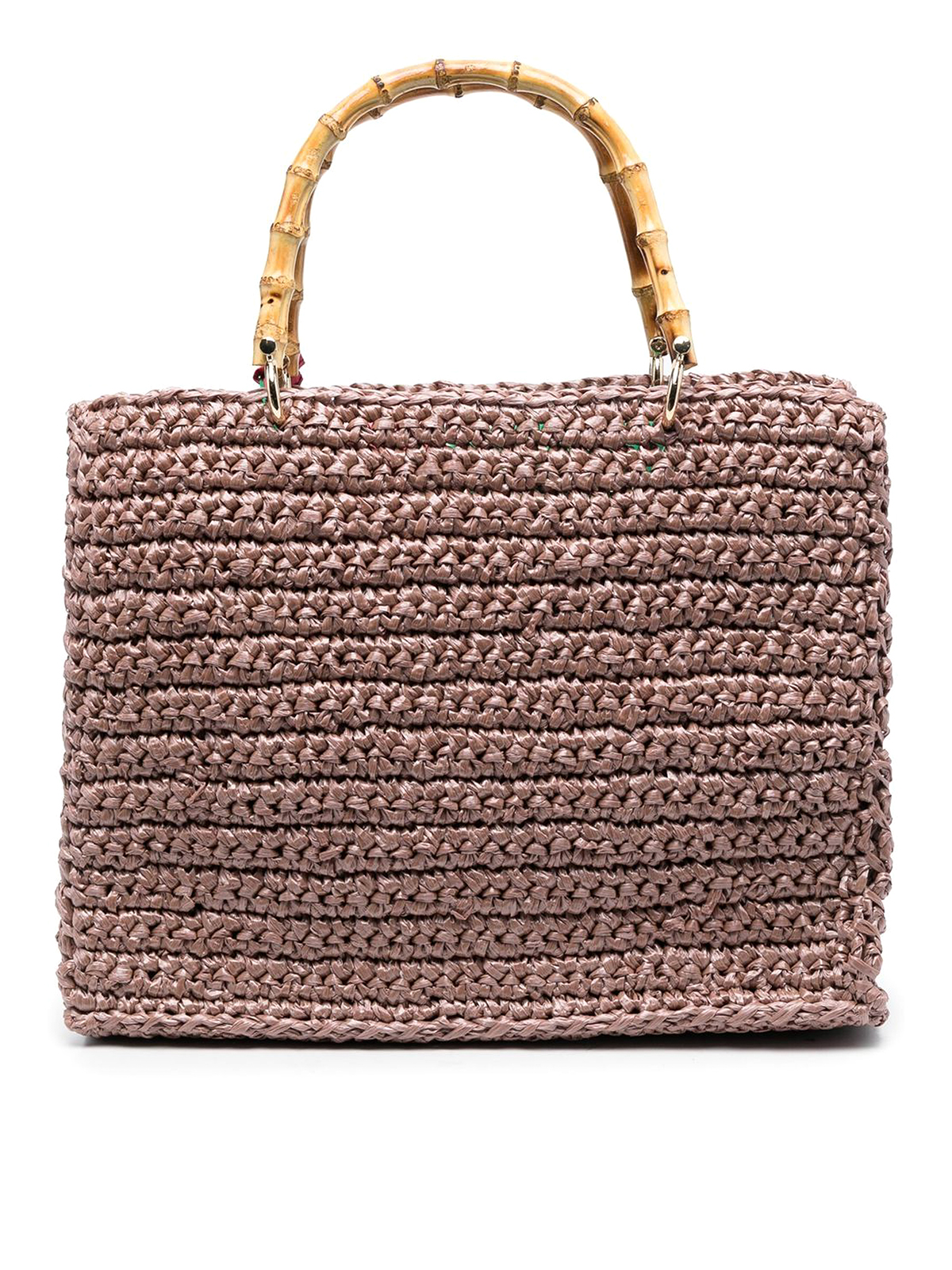 Shop Chica Luna Straw Handbag In Brown