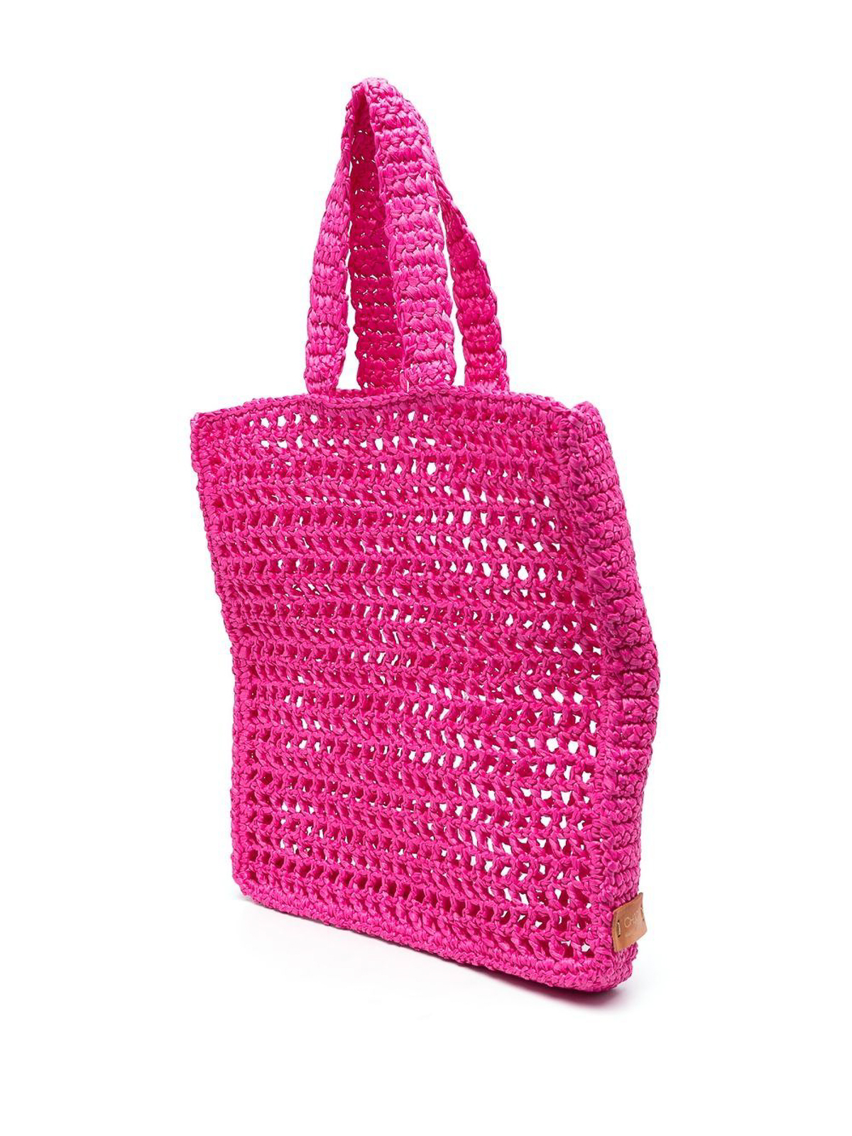 Shop Chica Naxos Straw Handbag In Multicolour