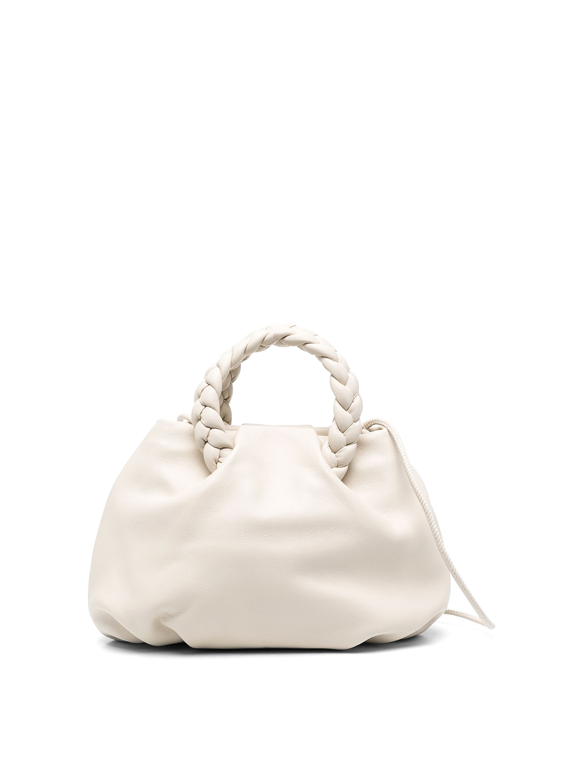 Totes bags Hereu - Bombon medium braided handle leather handbag
