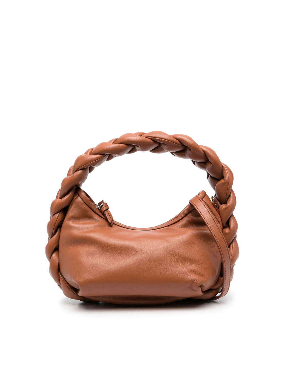 Hereu Espiga Mini Braided Leather Top-Handle Bag