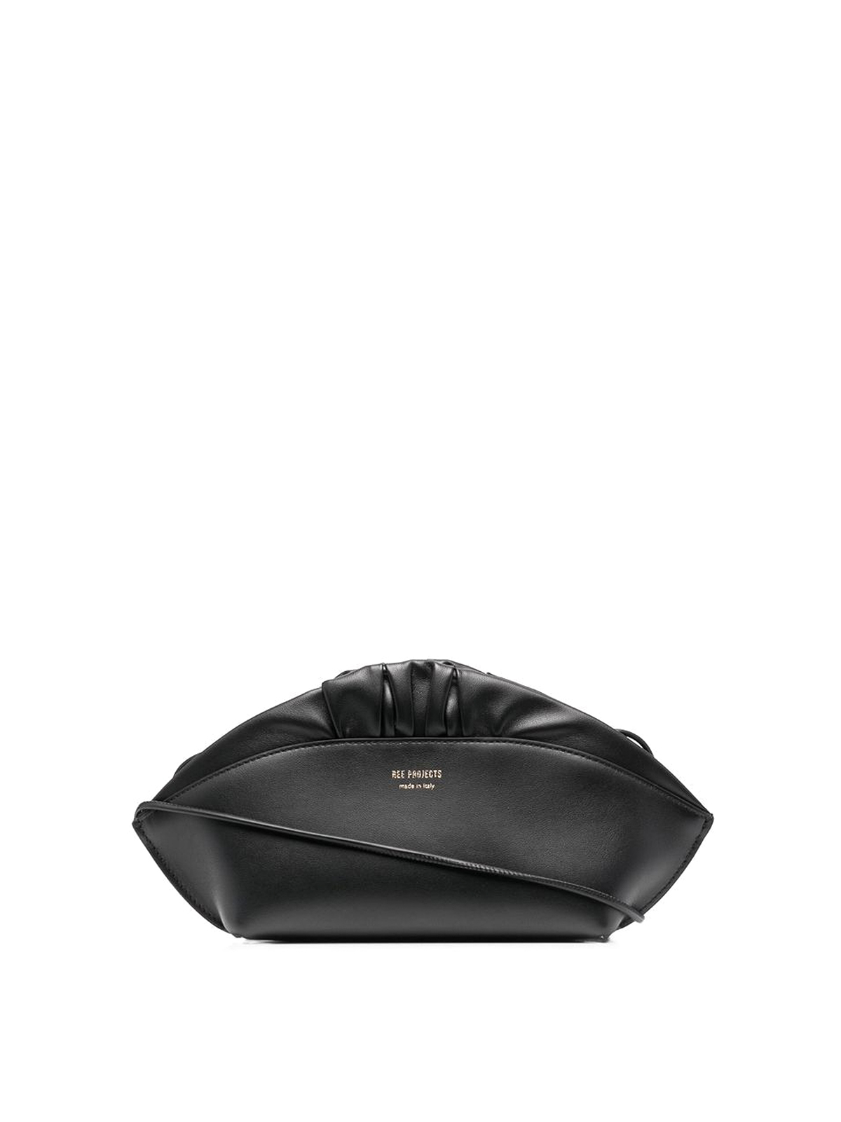 Shop Ree Projects Ann Baguette Leather Handbag In Negro