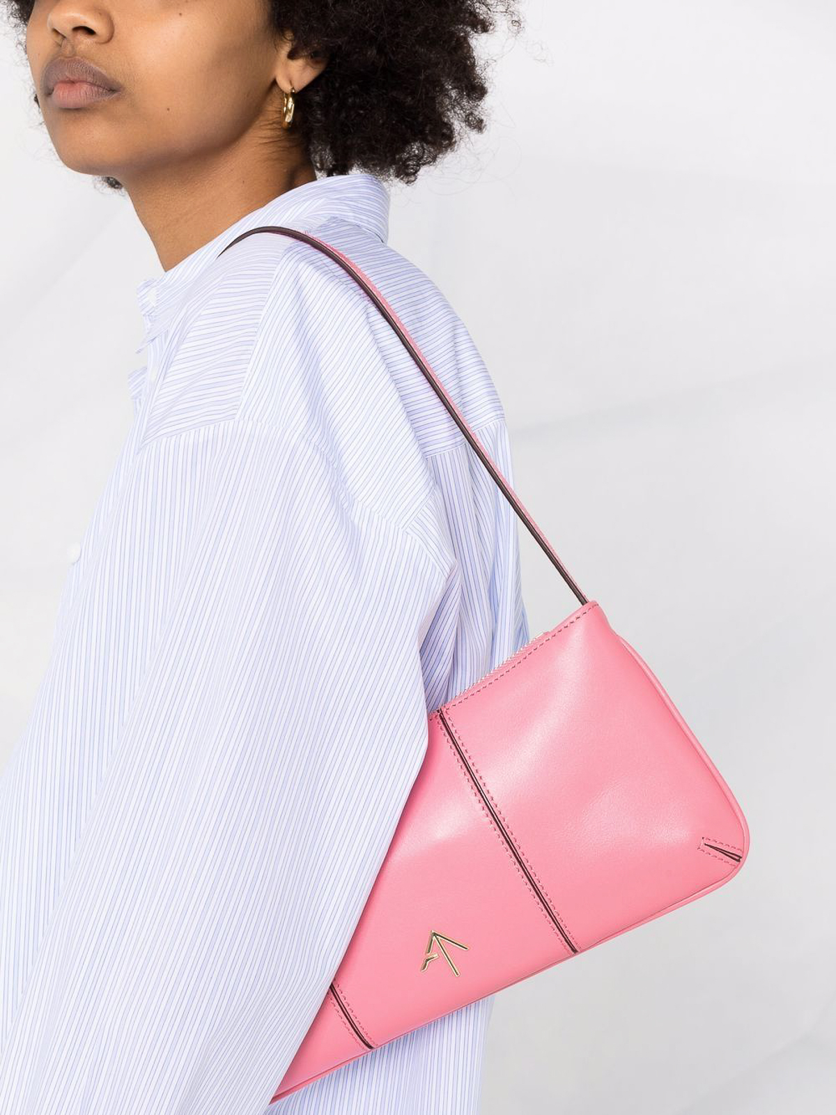 Manu Atelier Borsa Prism in pelle Donna|2022541MINIPRISMREDBOLE