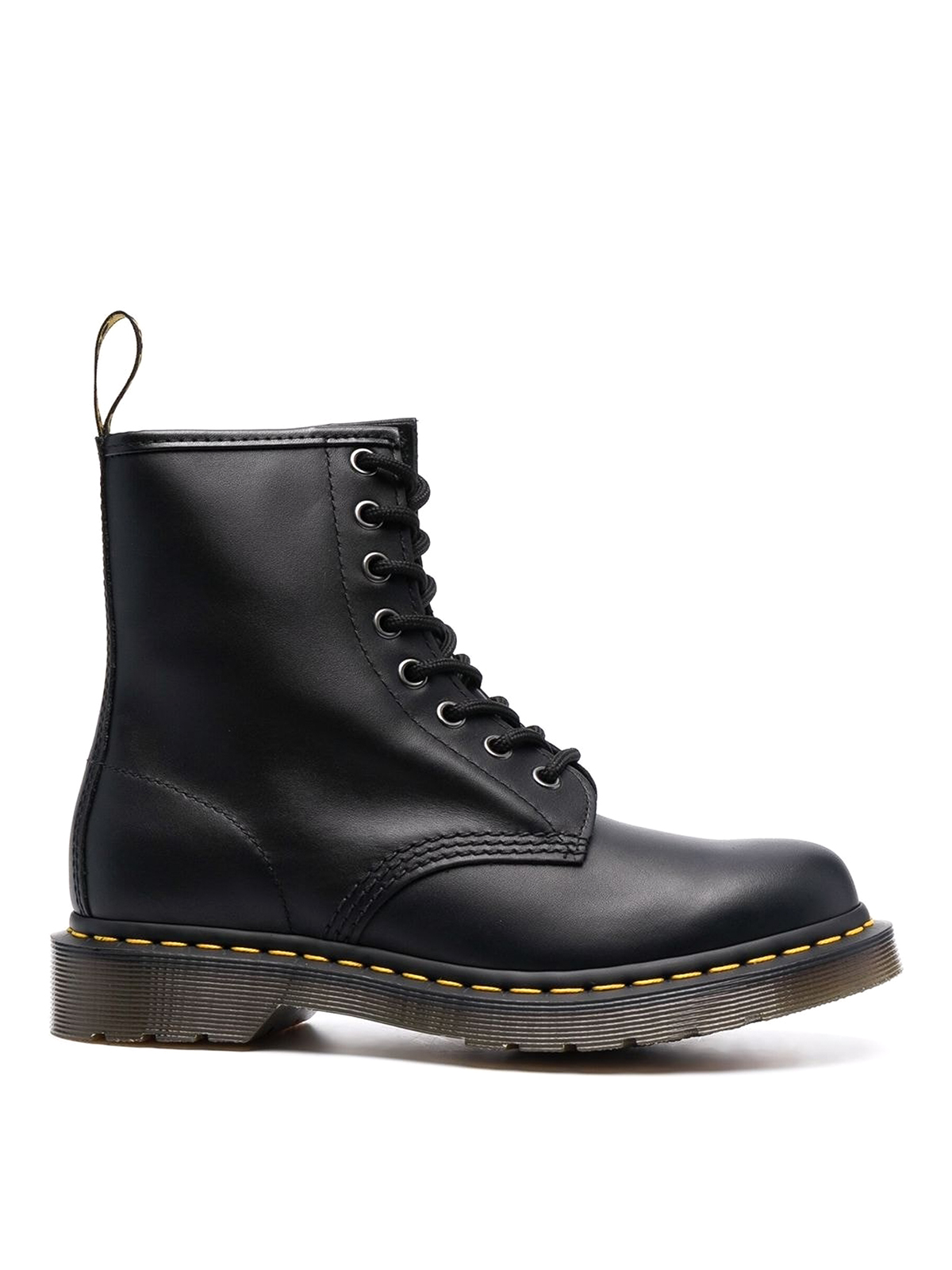 Dr. Martens' Leather Ankle Boots In Black