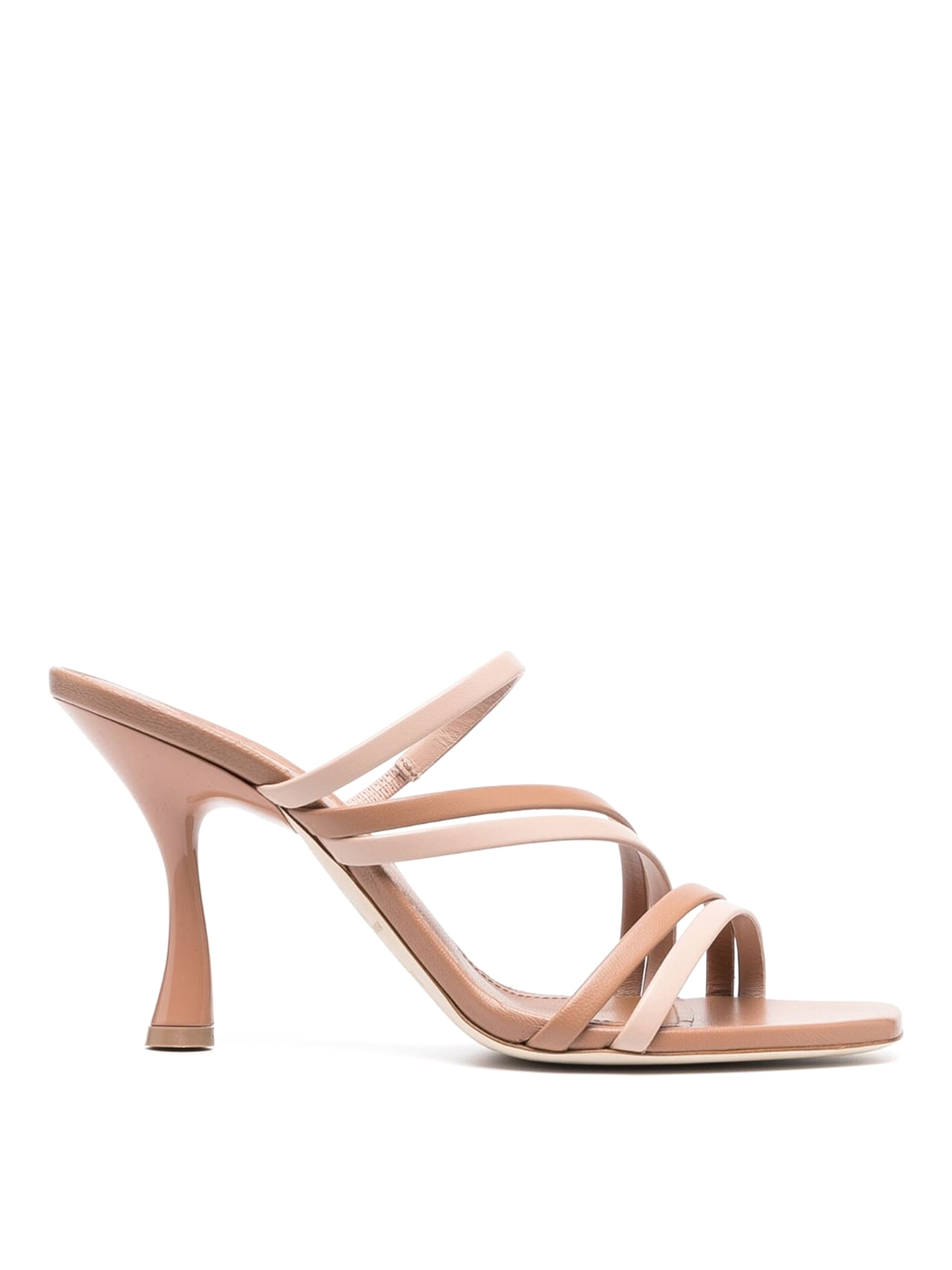 Malone Souliers Two-tone Slip-on Mules In Light Pink
