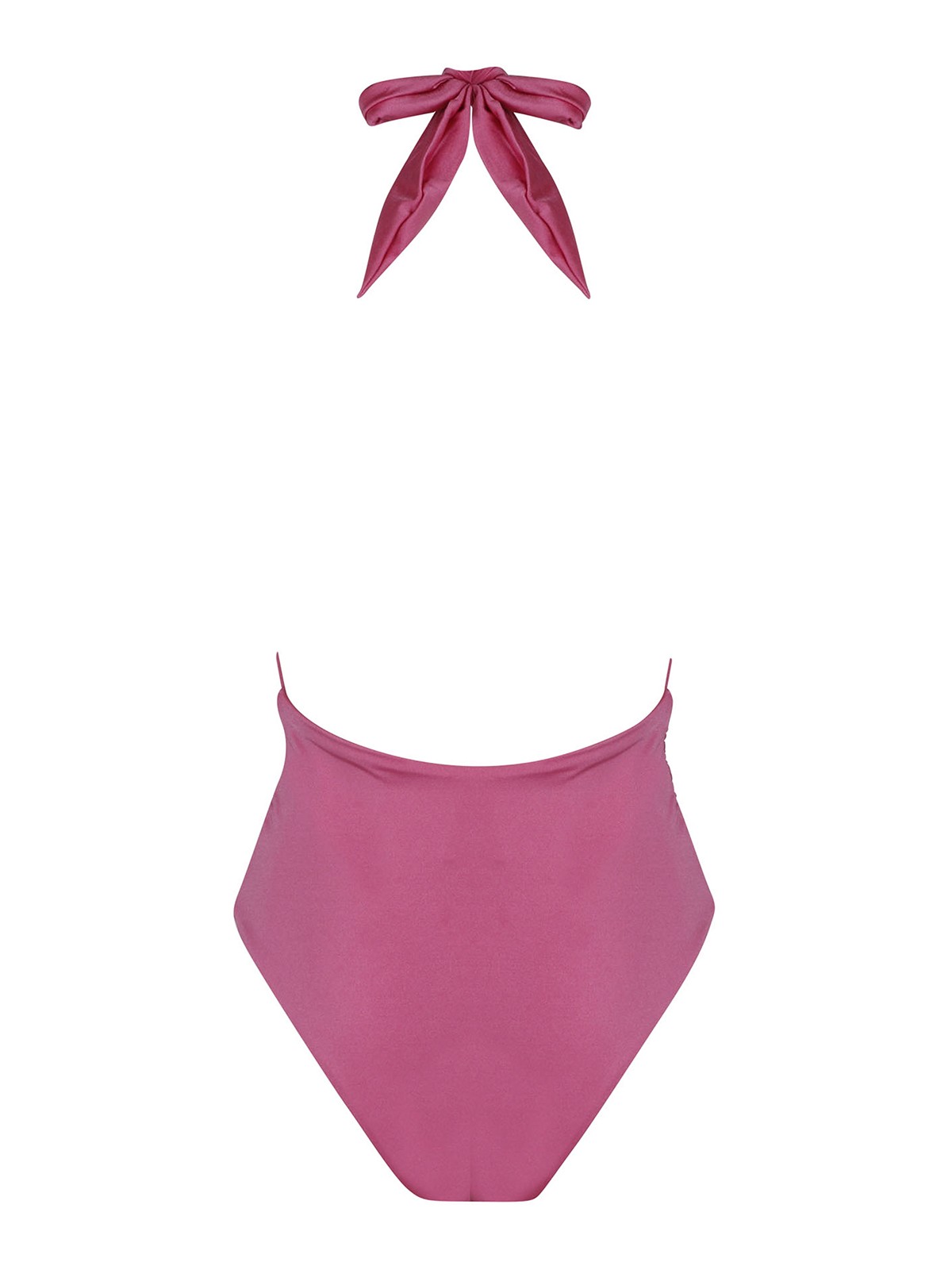 Shop Baobab Nina Halterneck One-piece Swimsuit In Pink