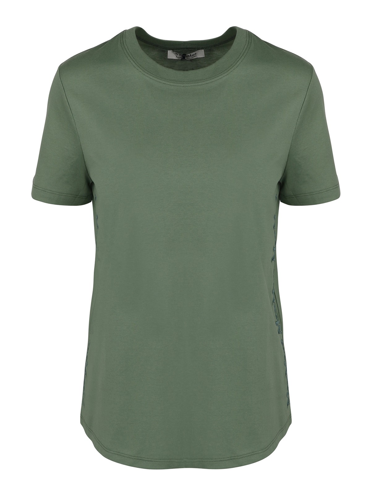 's Max Mara Jersey T-shirt With Logo In Green