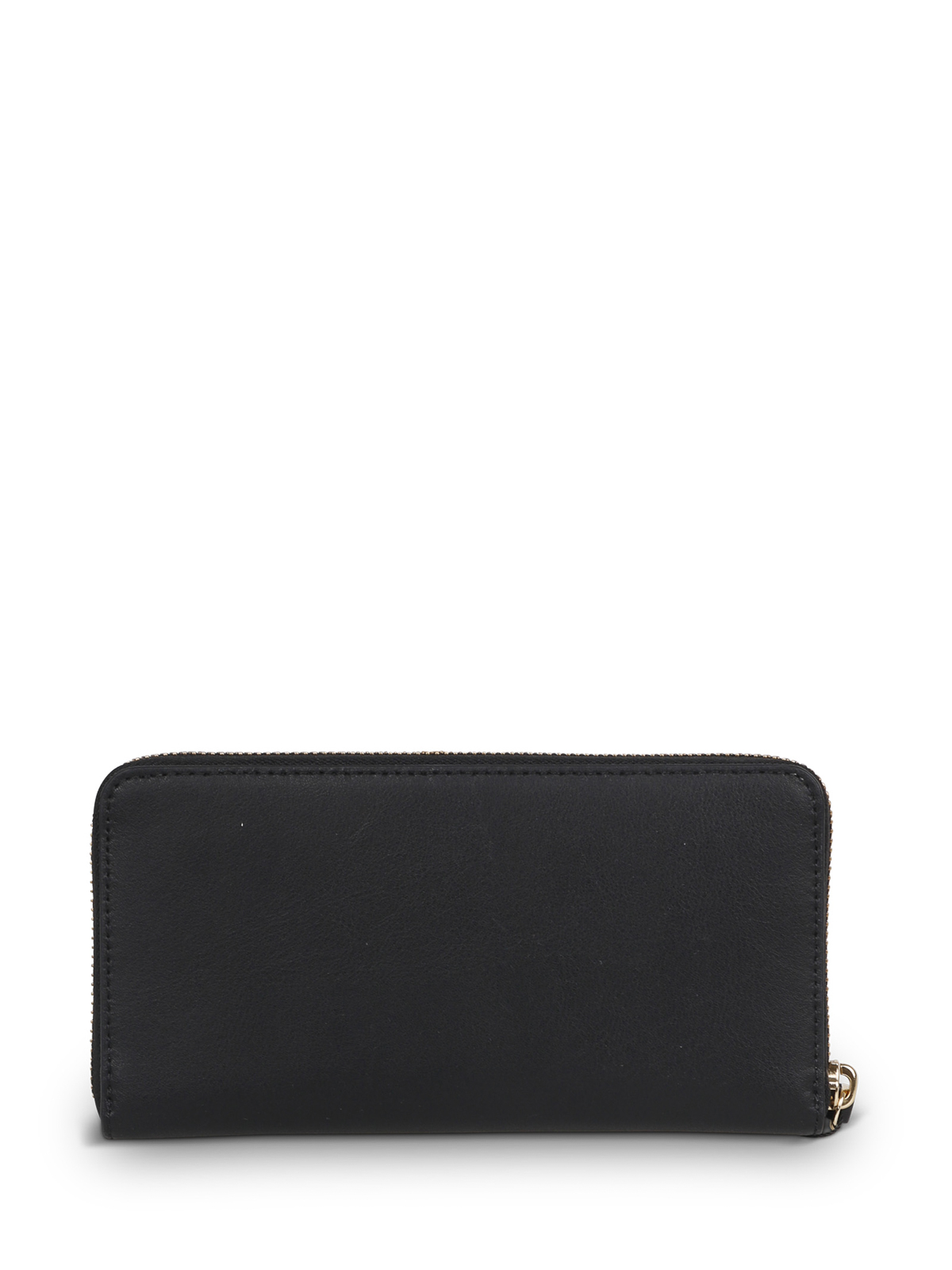 Shop Marc Jacobs Continental Leather Wallet In Black
