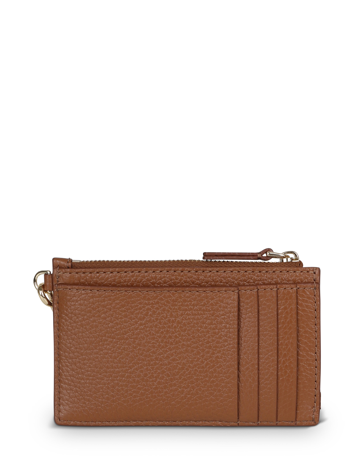 Shop Marc Jacobs The Top Zip Wallet With Strap In Brown