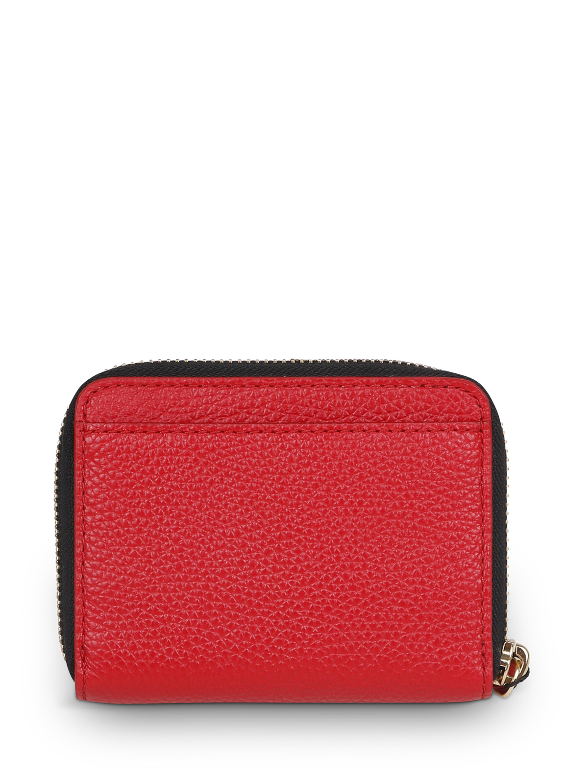 Shop Marc Jacobs The Zip Wallet With Print In Red