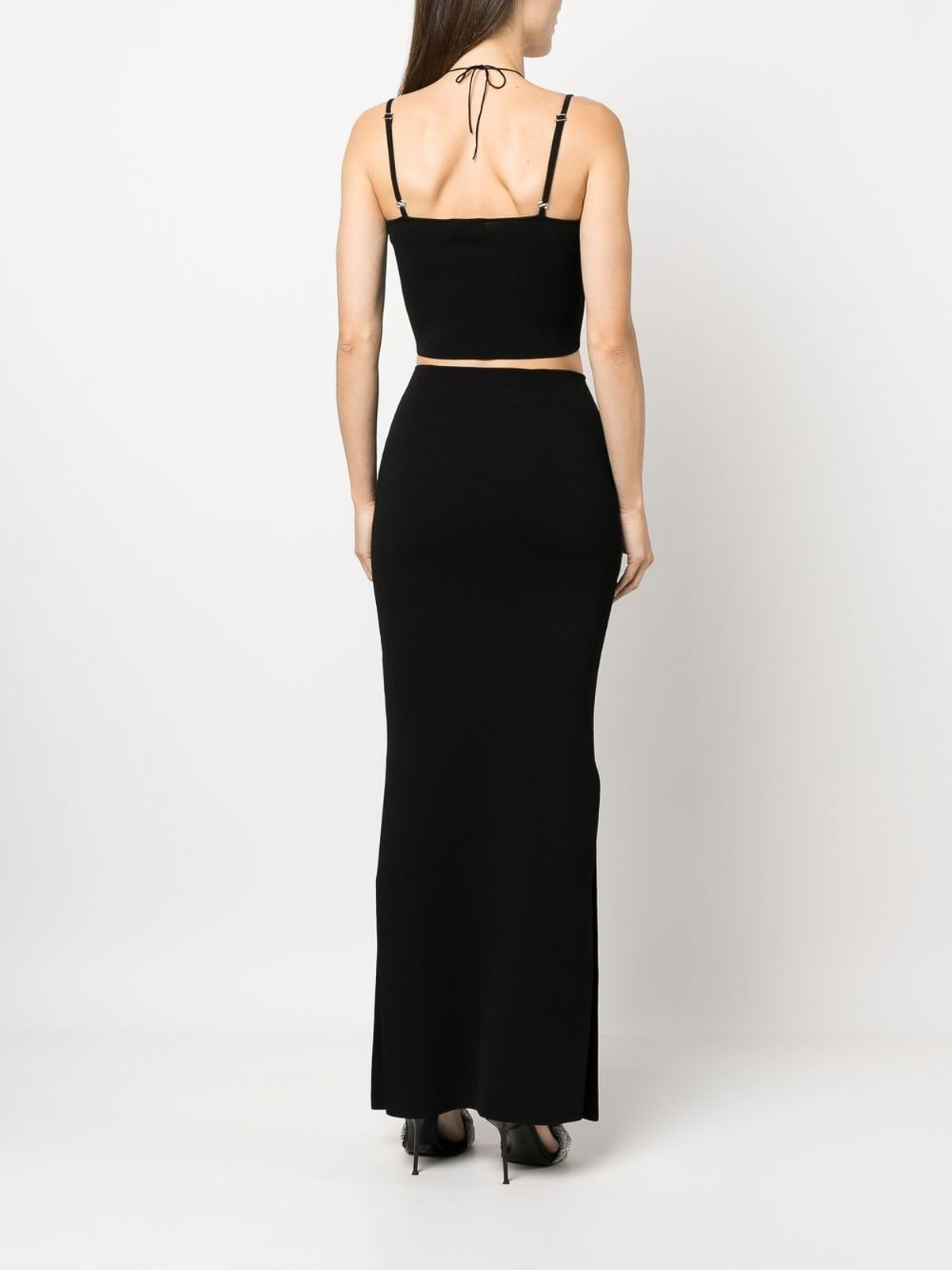 Aya muse Long black dress - Black - Women|MLOKOBLACK | thebs.com
