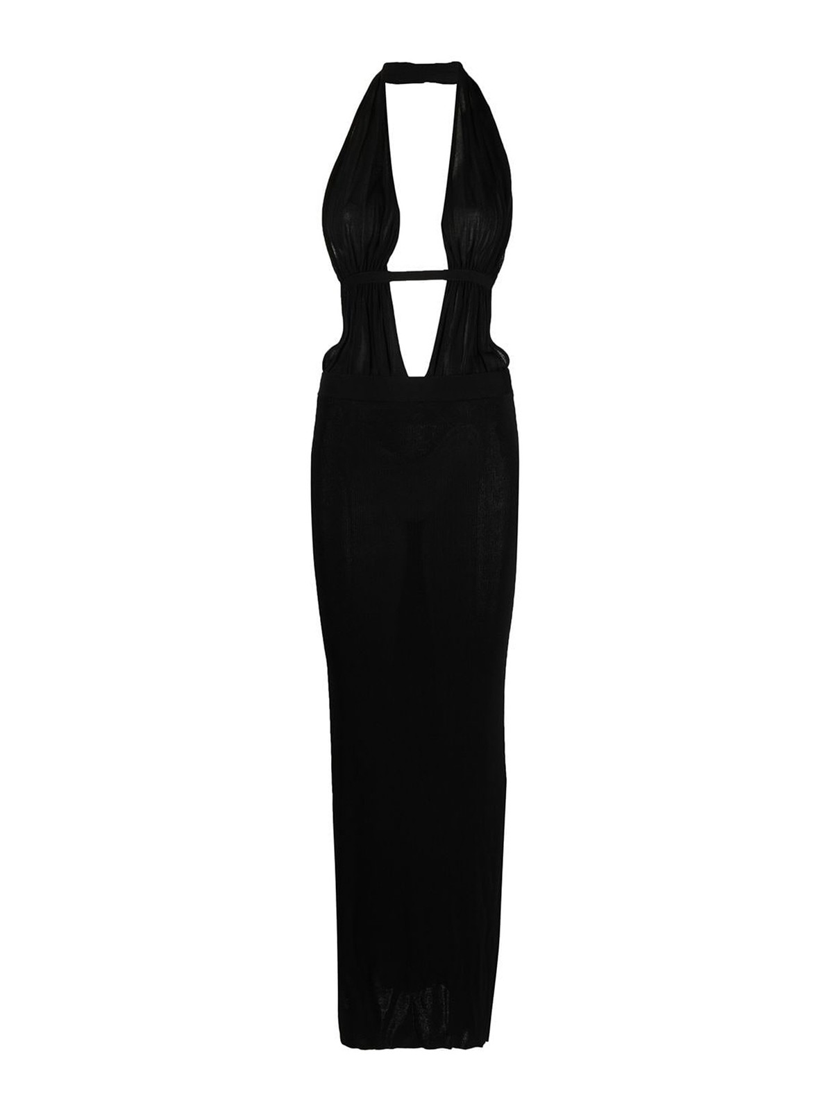 Aya muse Cut out detailed dress - Black - Women|SOROBLACK