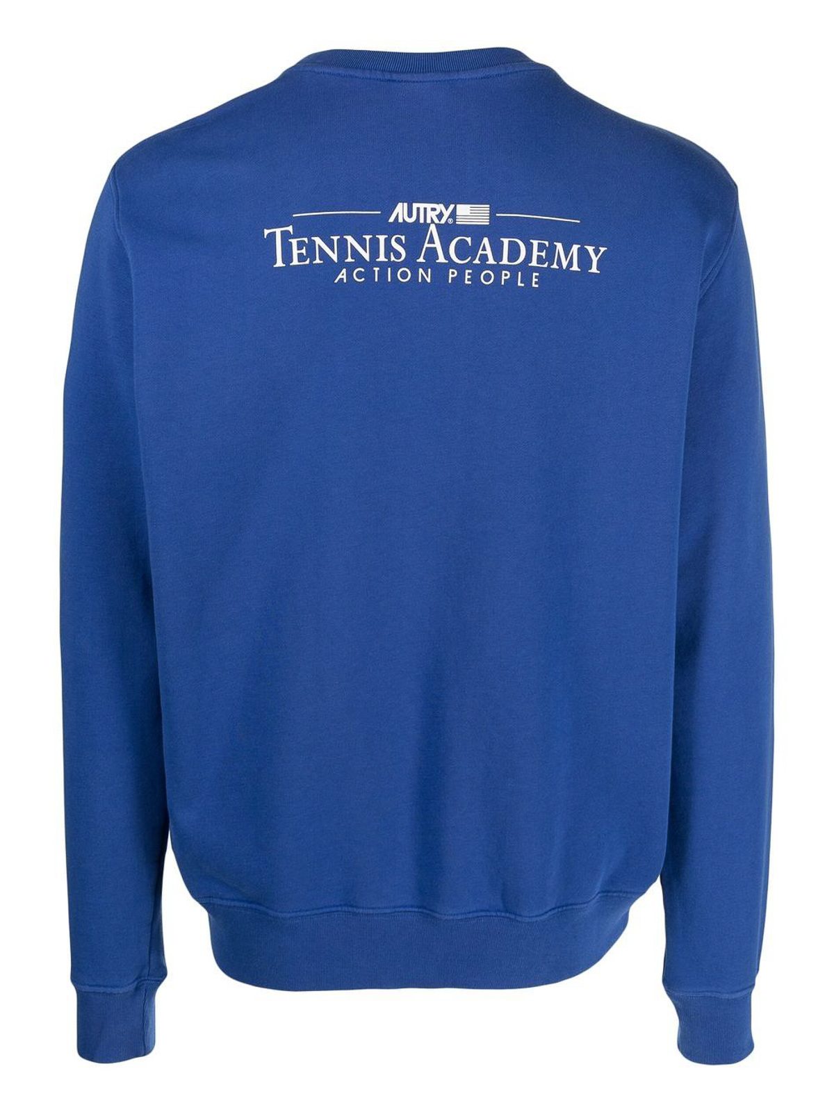 Shop Autry Sweatshirt Tennis In Blue