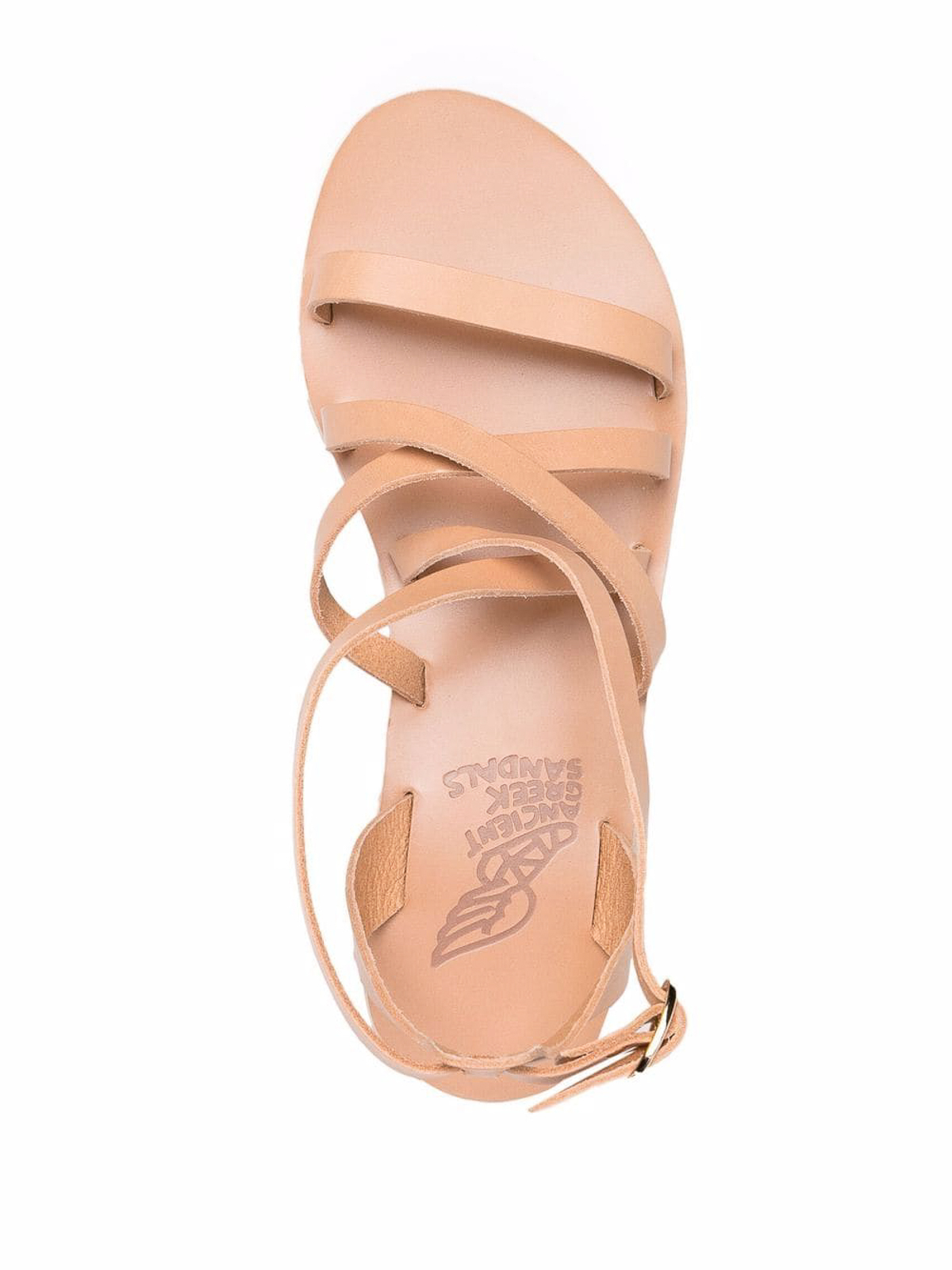 Shop Ancient Greek Sandals Flat Sandal In Nude & Neutrals