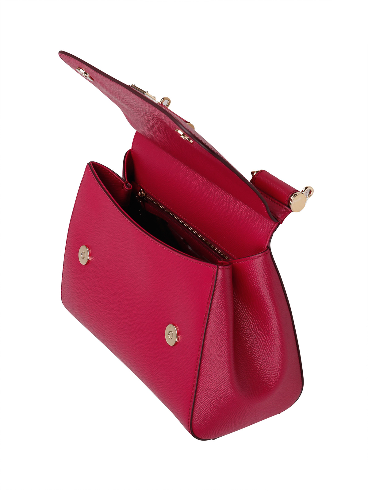 Shop Dolce & Gabbana Structured Hand Shoulder Bag In Pink