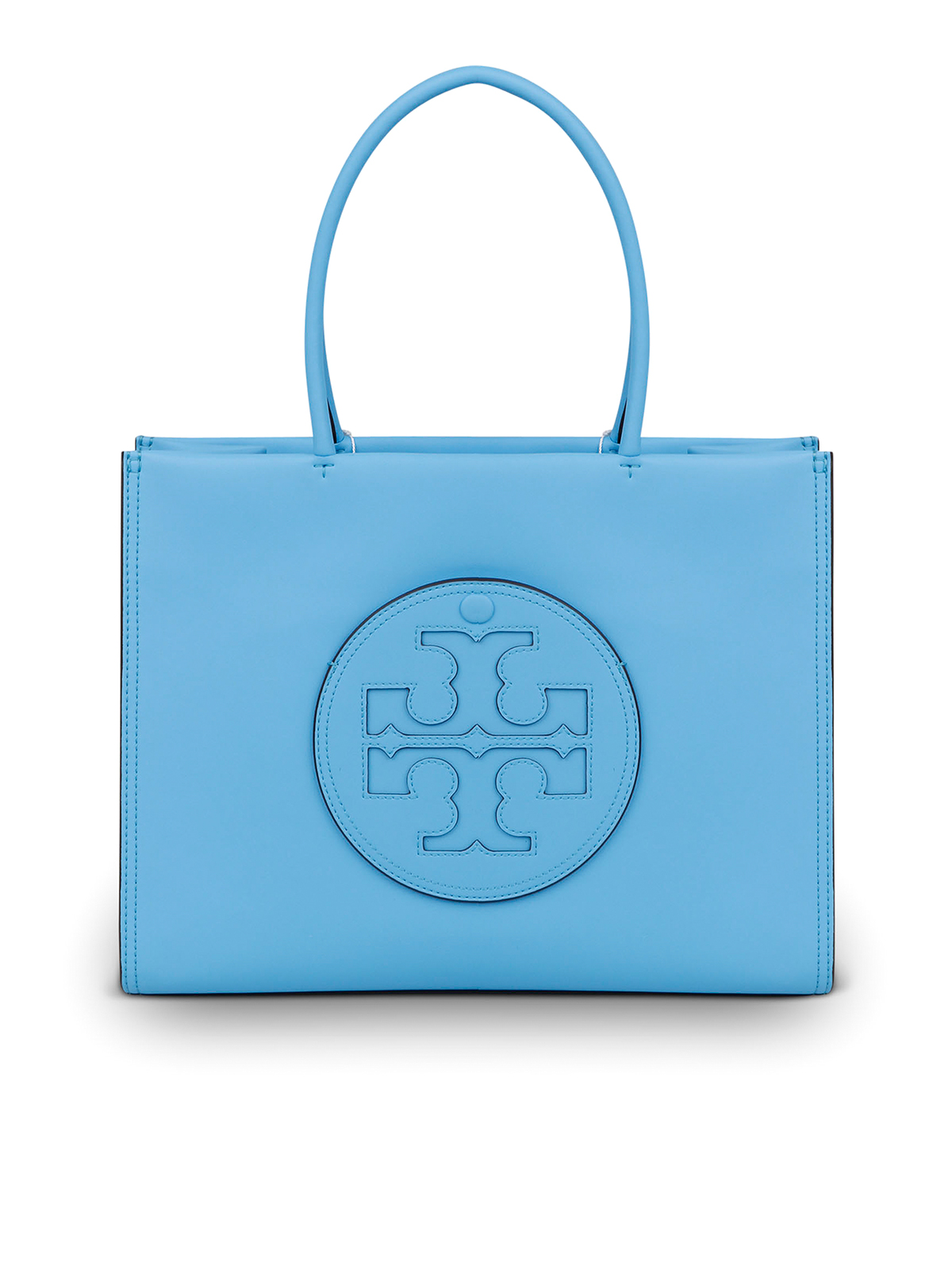 Tory Burch Structured Hand Bag In Blue
