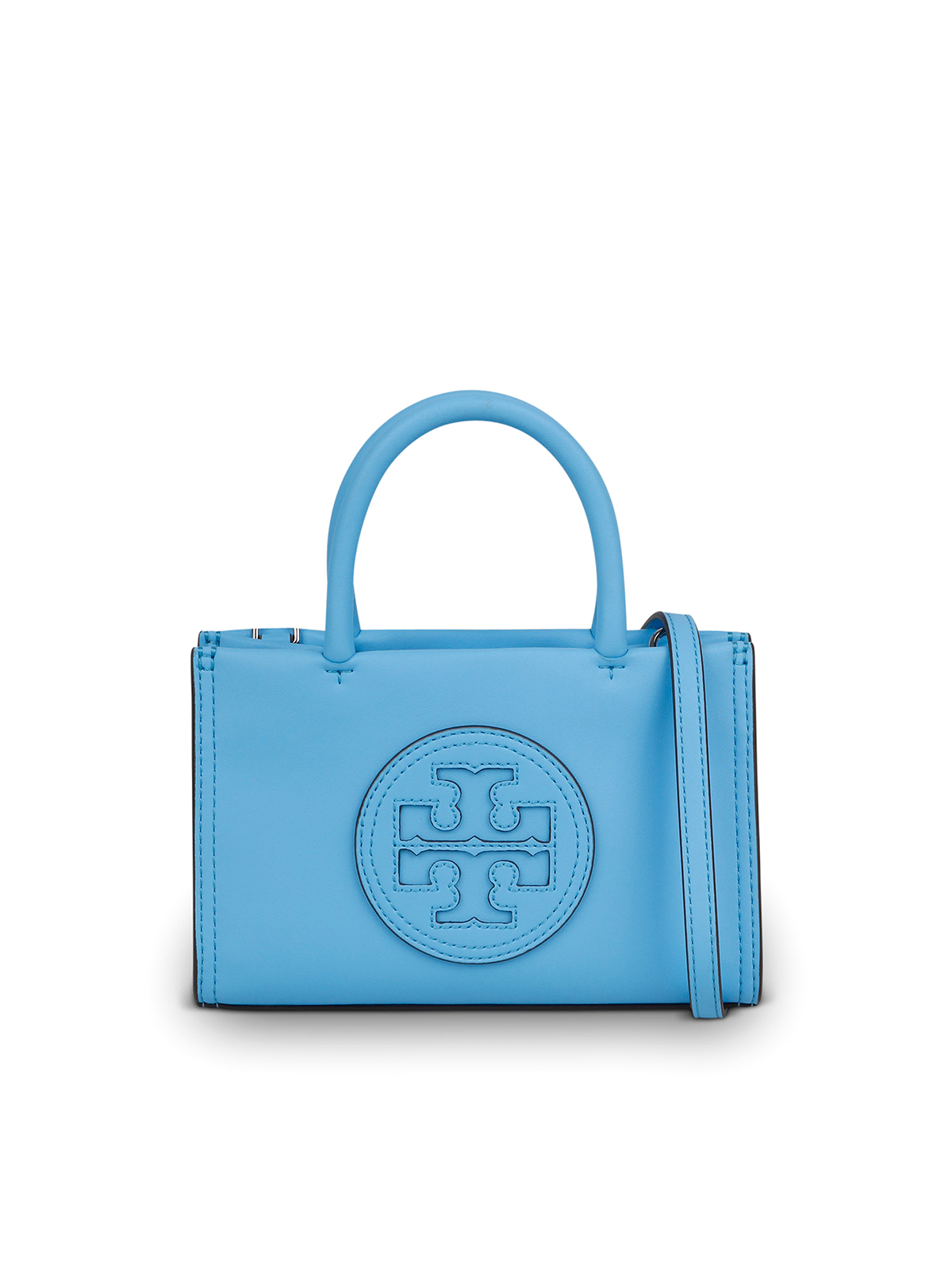 Tory Burch Structured Hand Bag In Azul