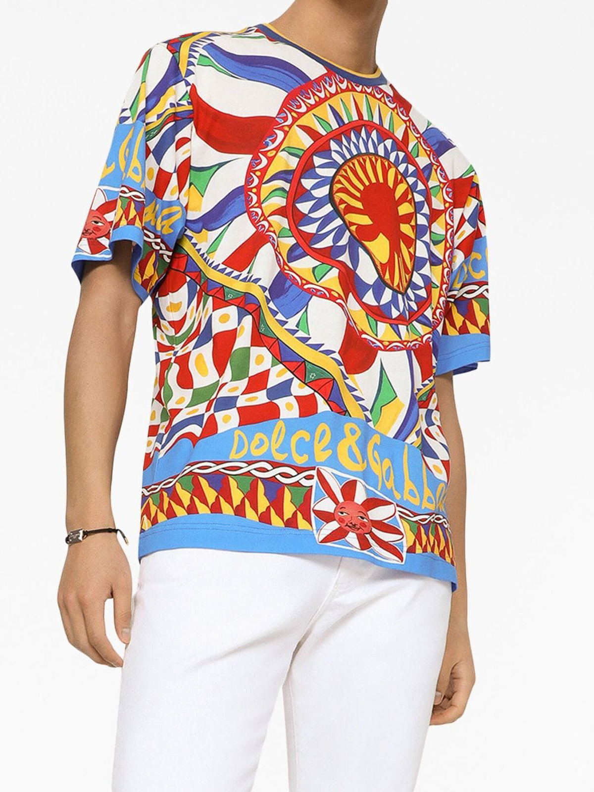 Tee shirt multicolore homme online