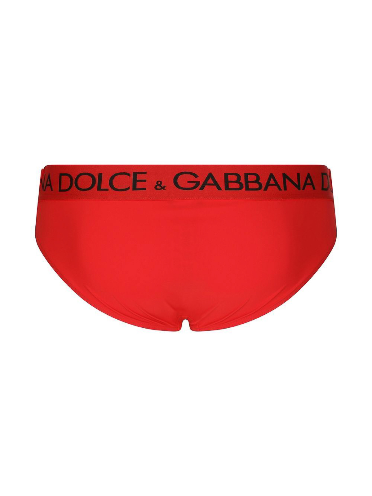 Shop Dolce & Gabbana Boxers De Baño - Rojo In Red