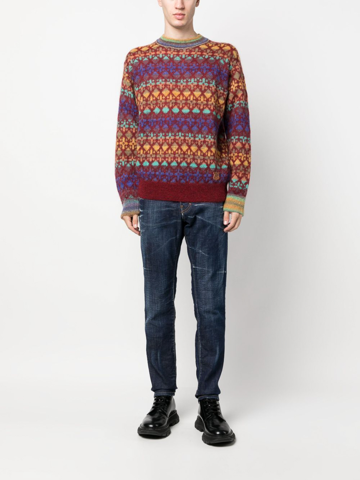 Shop Dsquared2 Sweaters In Púrpura