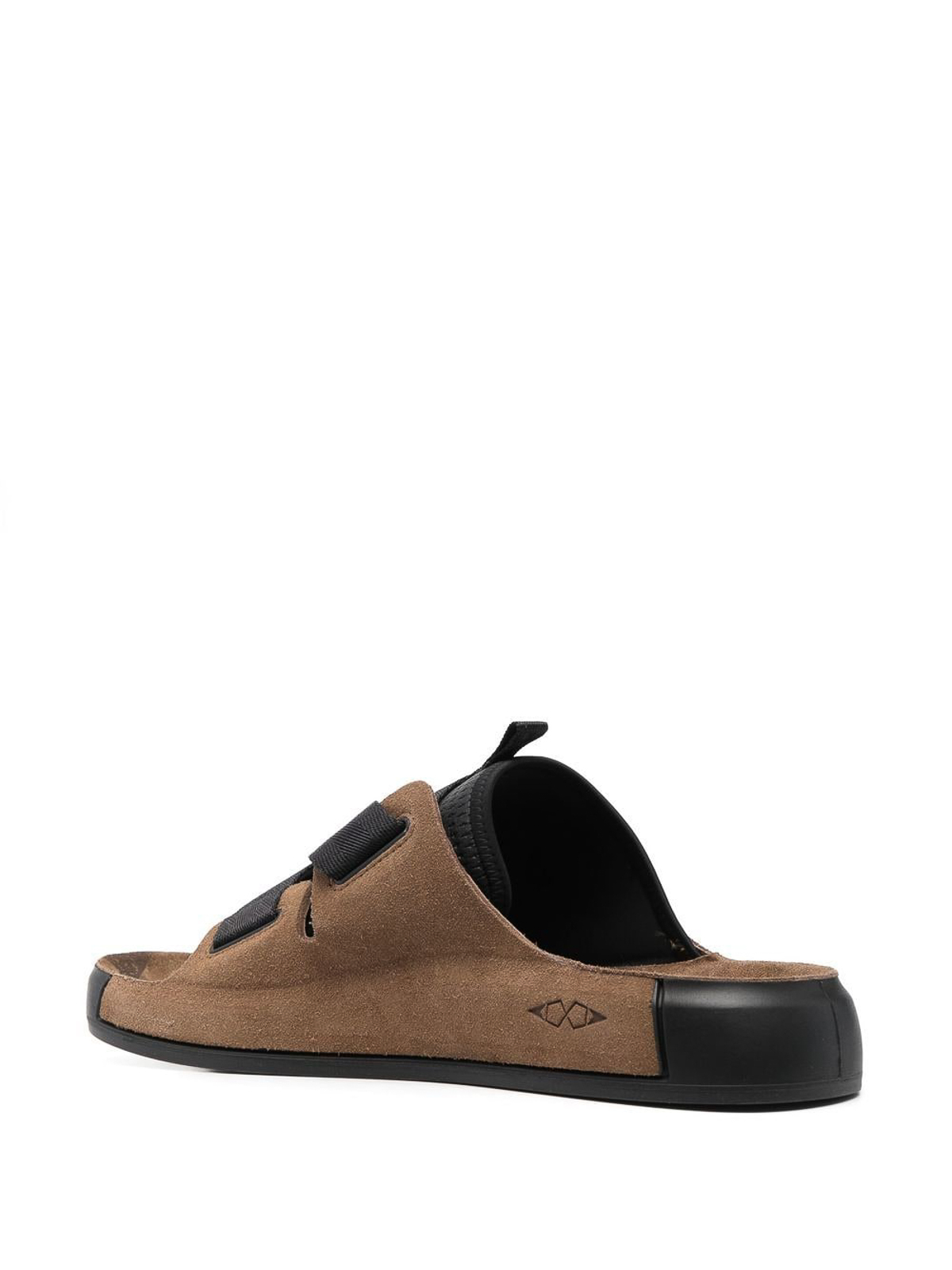 Shop Stone Island Shadow Project Sandals Brown