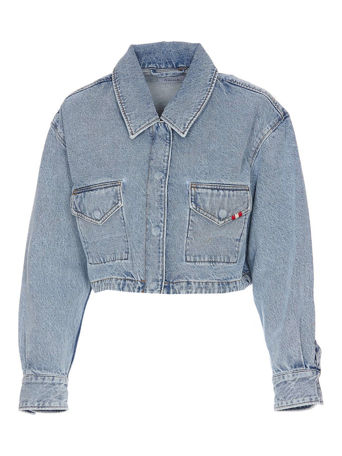 Blazers Amish - Denim crop jacket - 103D4691777999 | thebs.com [ikrix.com]