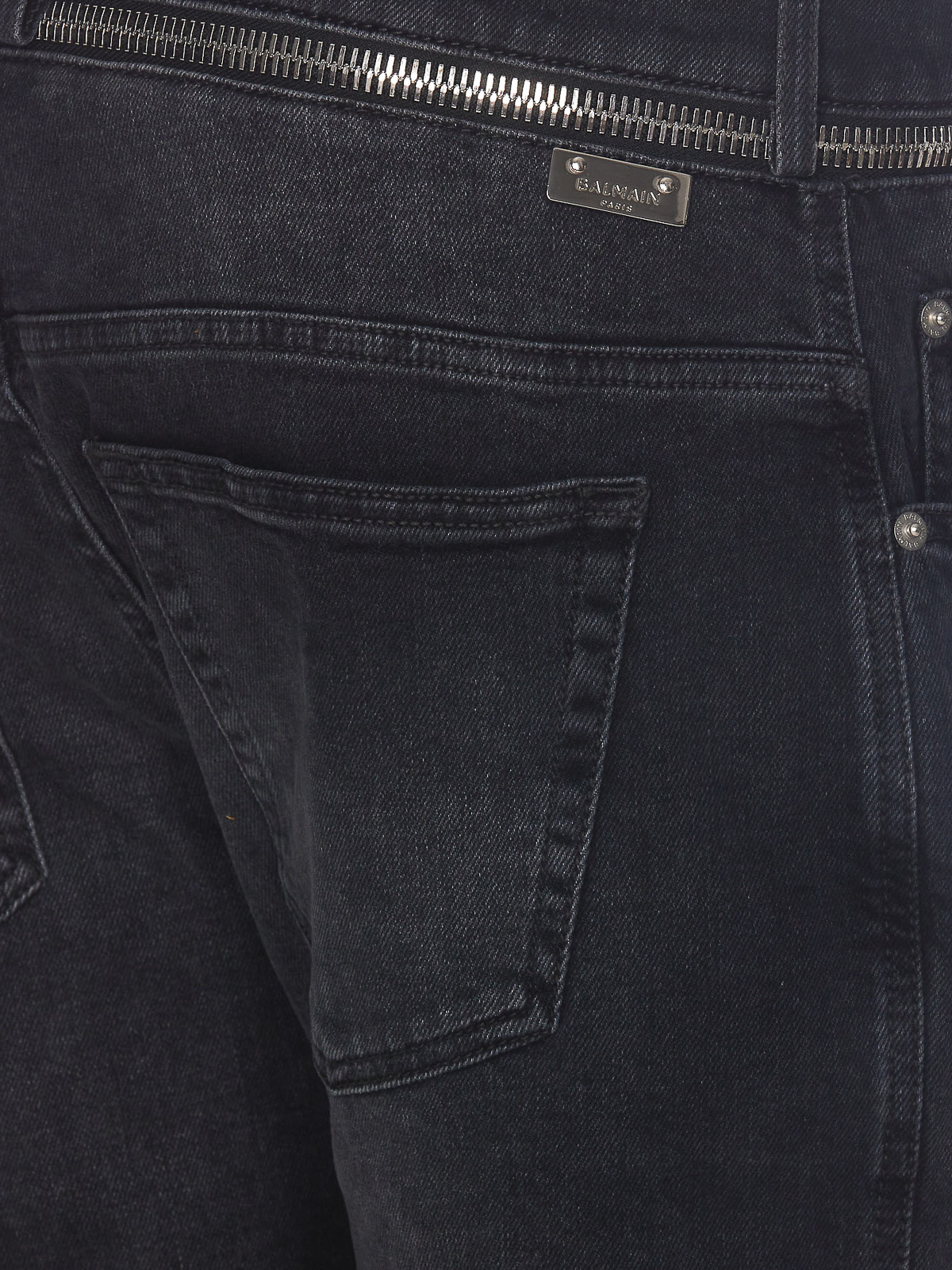 Balmain スキニージーンズ - 黒 - メンズ|MG095DB670PC