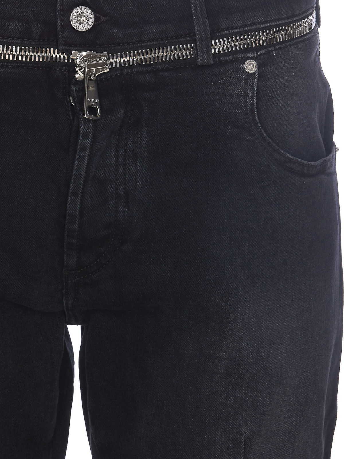 Balmain スキニージーンズ - 黒 - メンズ|MG095DB670PC
