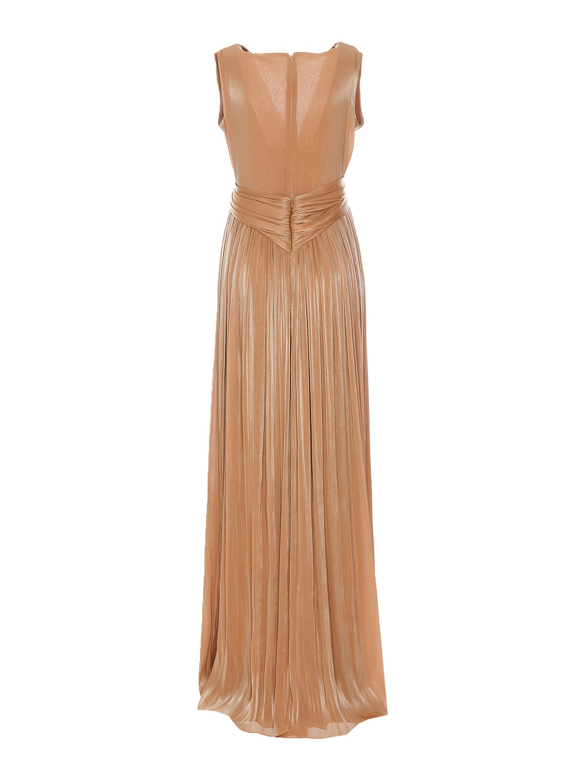 slim fit dress slacks Costarellos - Fara Crepe Crystal Gown