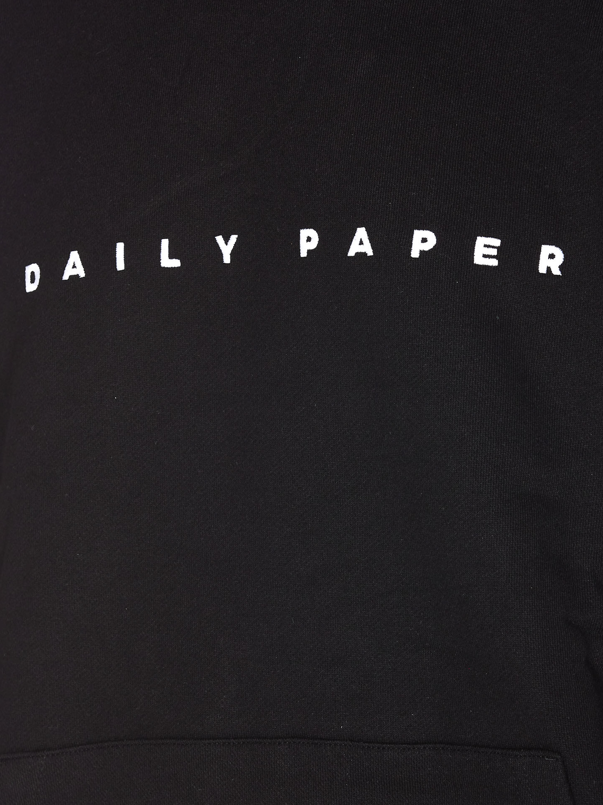 Shop Daily Paper Logo Alias Hoodie In Black