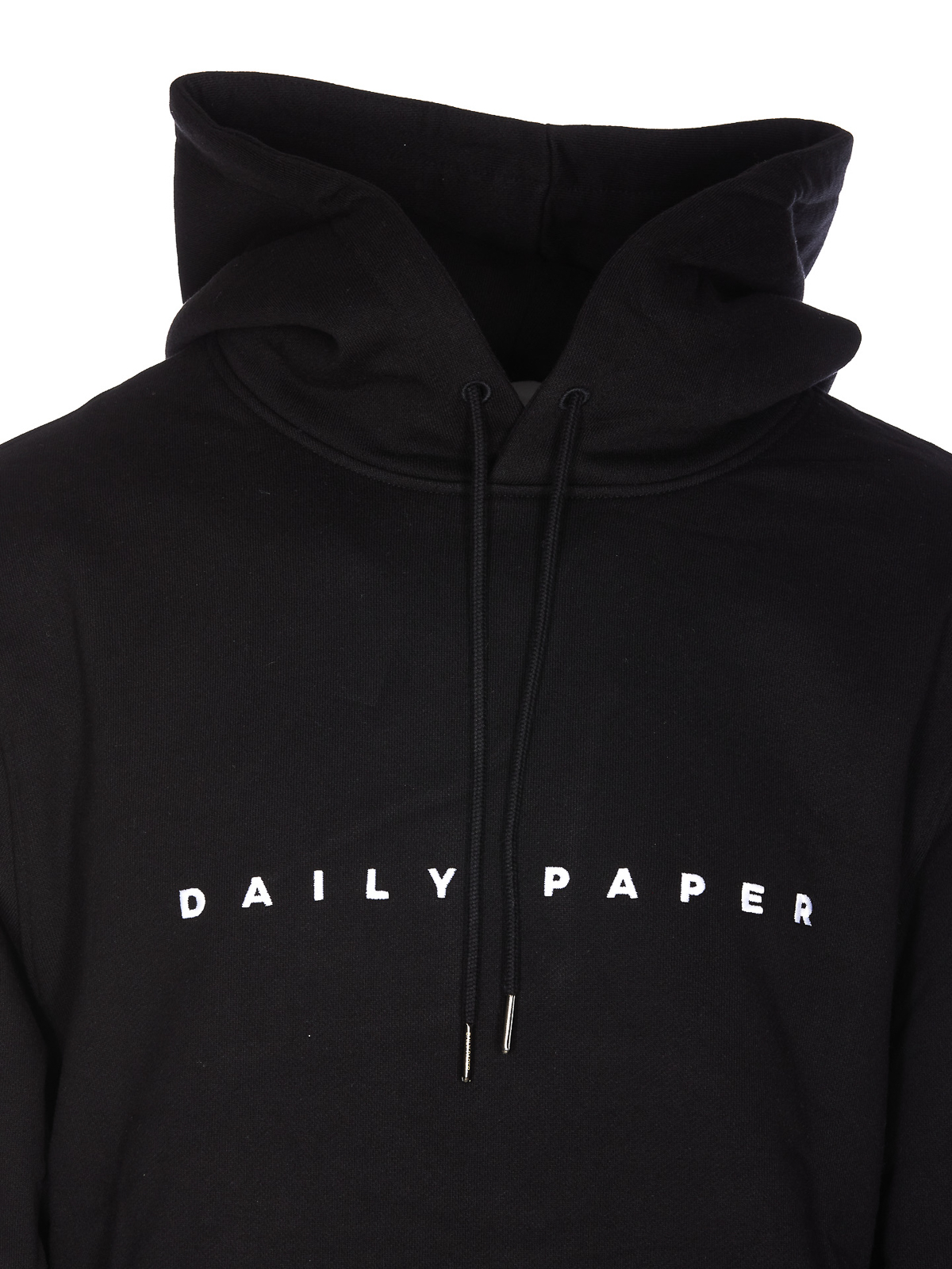 Shop Daily Paper Logo Alias Hoodie In Black