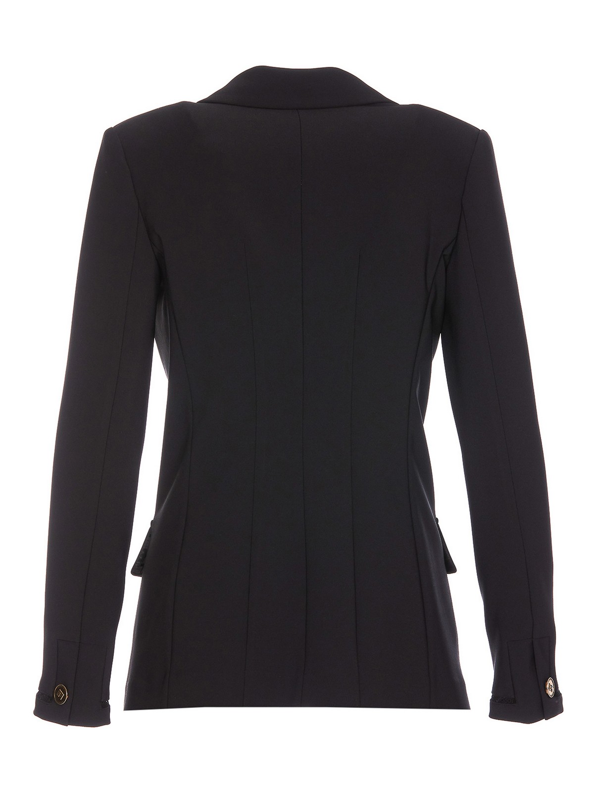 ジャケット ELISABETTA FRANCHI Woman Jacket Black PI76D 110 Elisabetta Franchi Black Down Jacket Women PI76D46E2 110