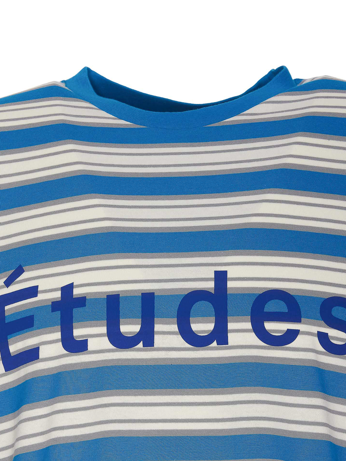 Shop Etudes Studio Wonder Striped T-shirt In Blue