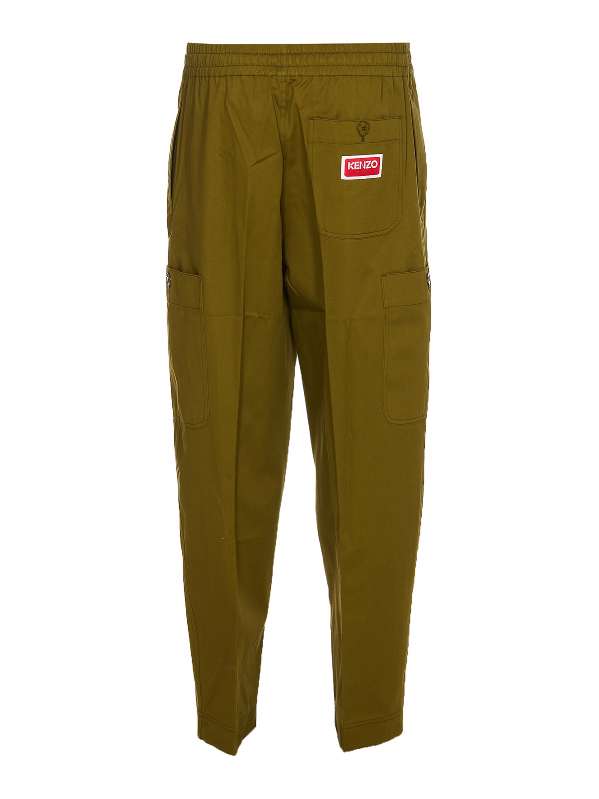 Shop Kenzo Cargo Pants In Green