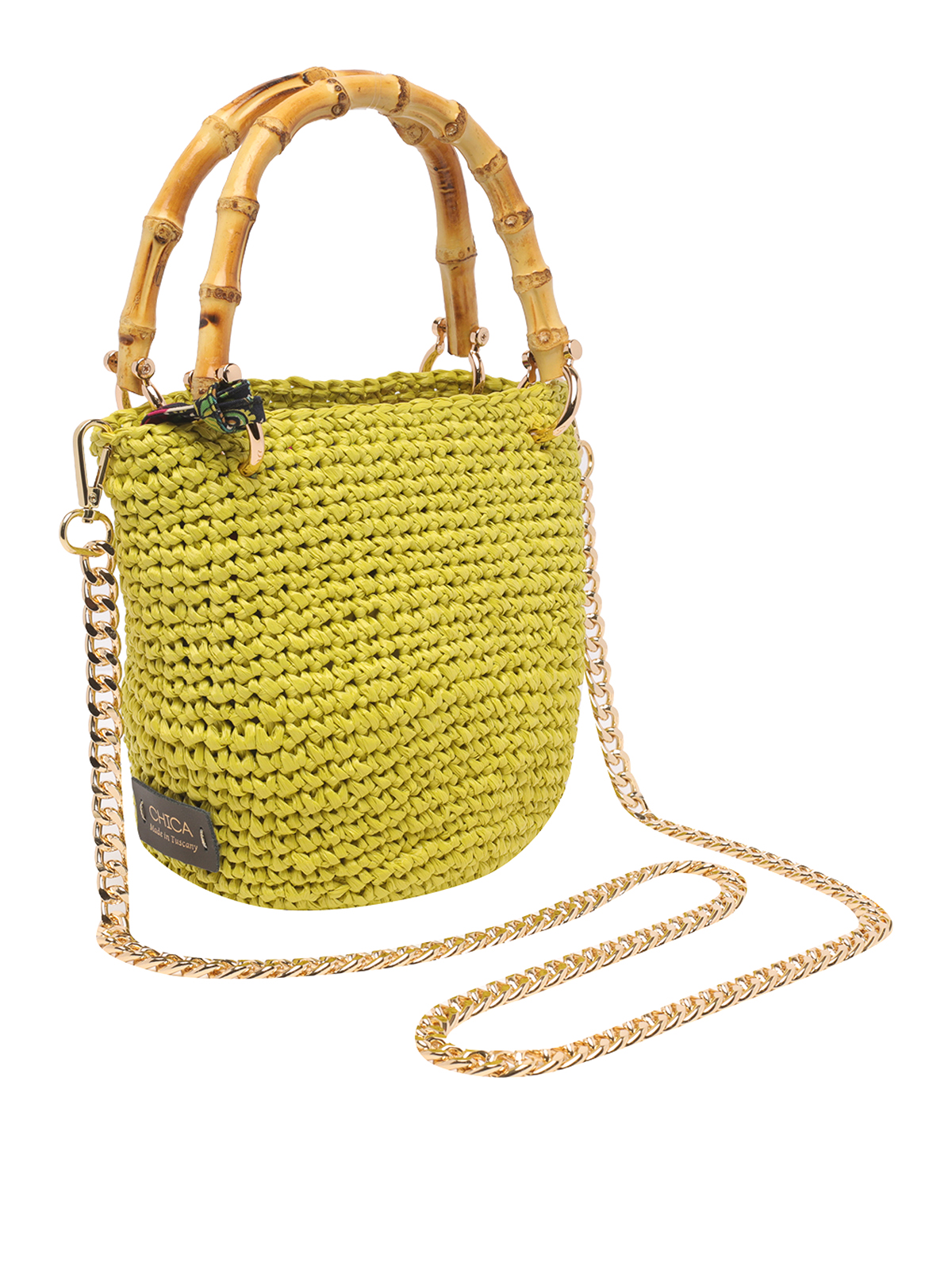 Shop Chica Bolso Shopping - Amarillo In Yellow