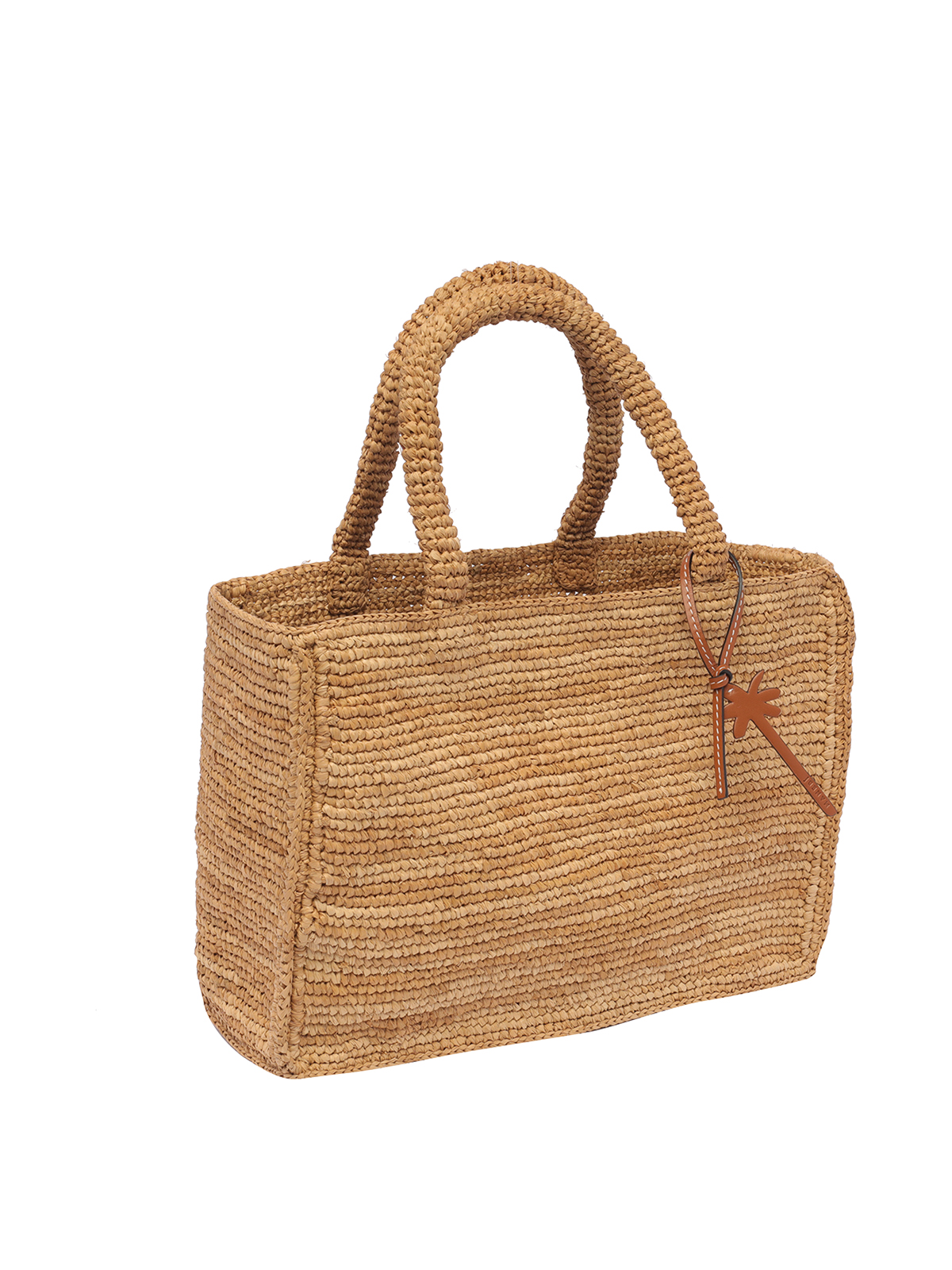 Shop Manebi Small Sunset Hand Bag In Beige