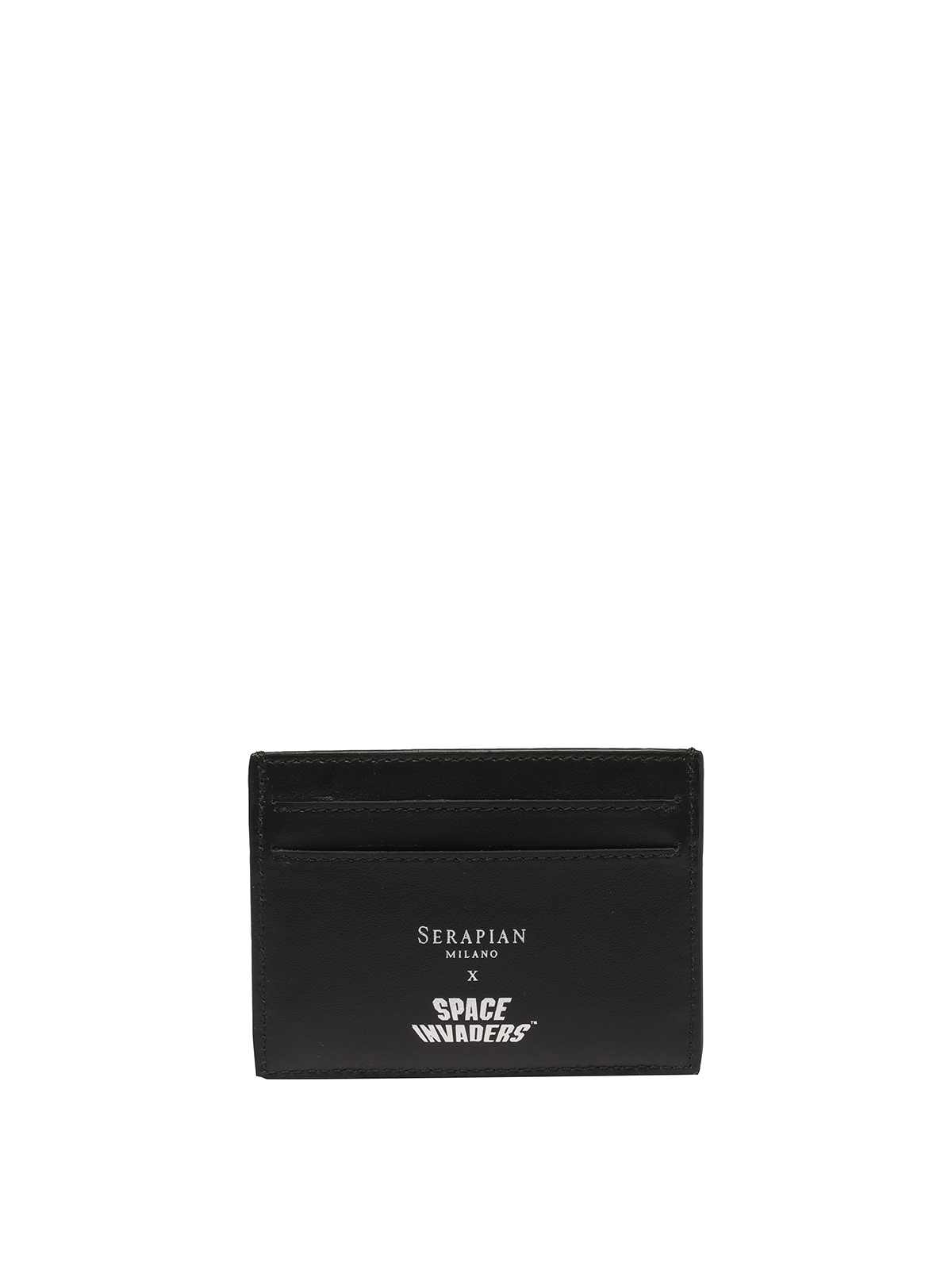 Serapian Space invaders cardholder - Black|SRSTSMSL624111RBX5