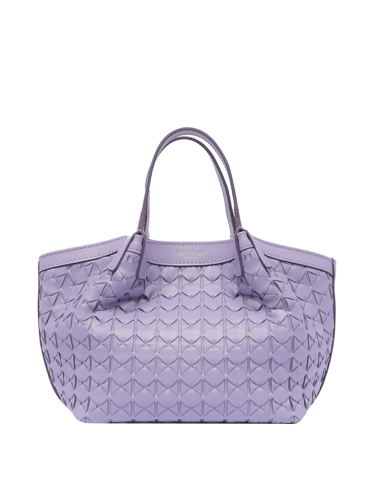 Serapian Mini secret mosaico hand bag - Purple