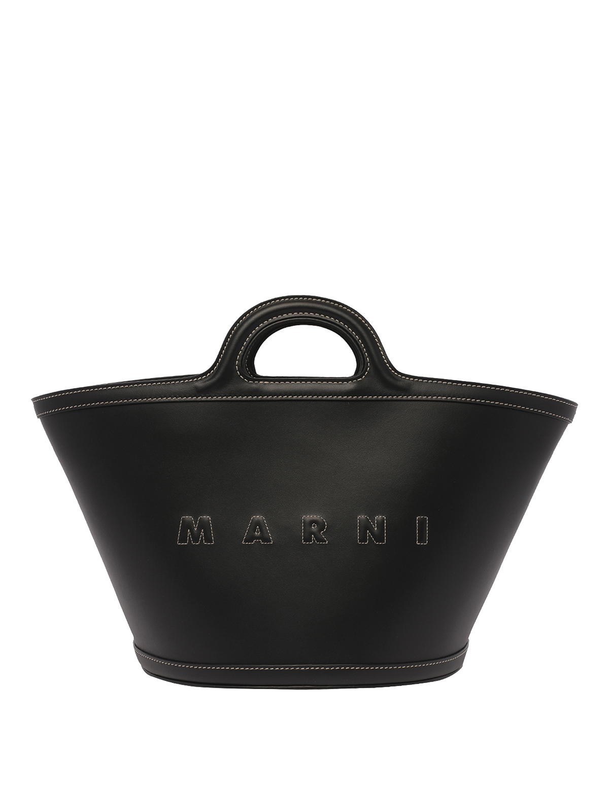 Marni Small Tropicalia Handbag In Black