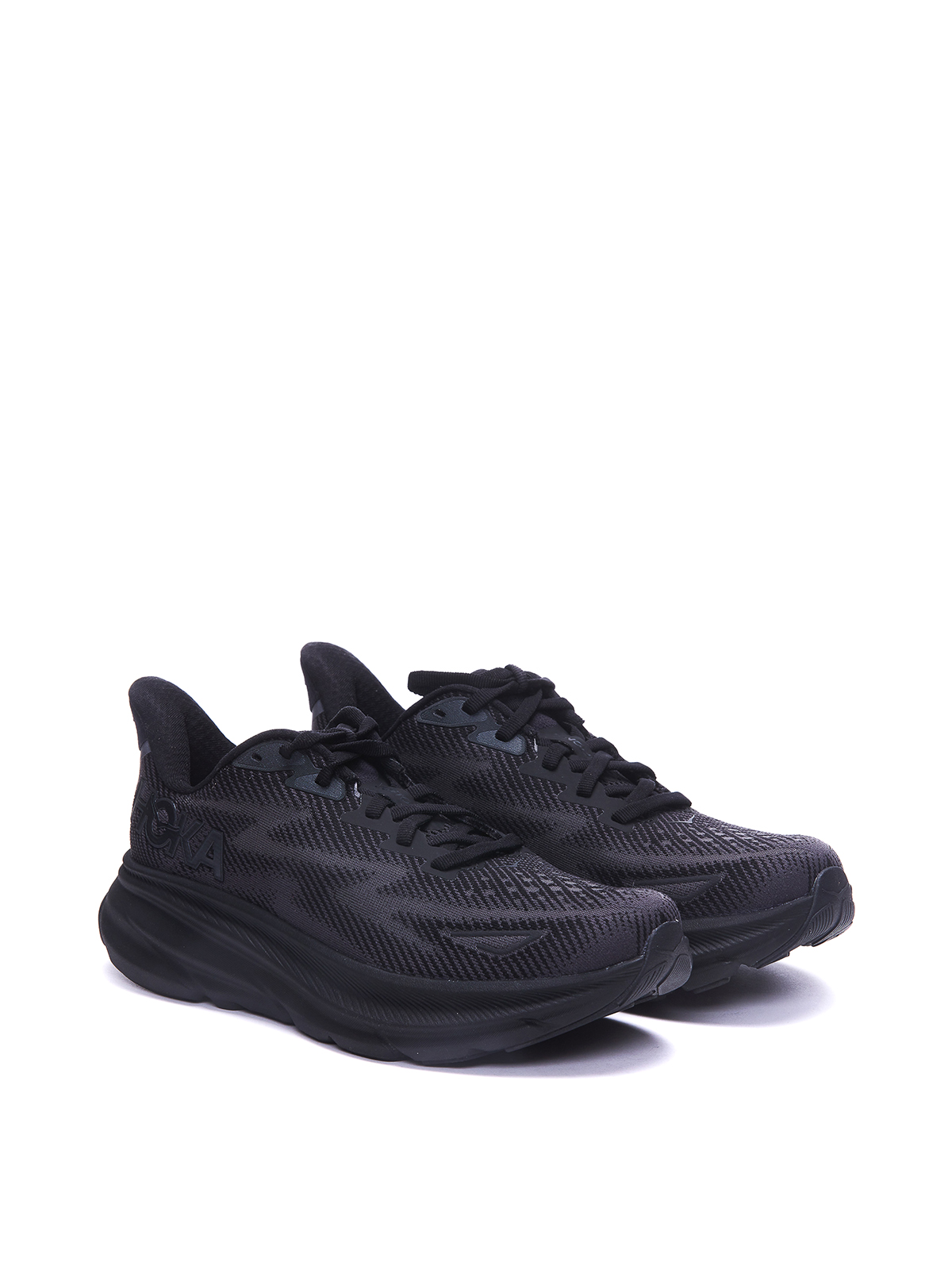 Shop Hoka Clifton Sneakers In Black