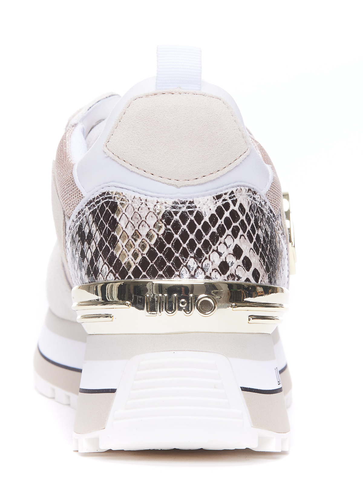 Shop Liu •jo Maxi Wonder Sneakers In Beige