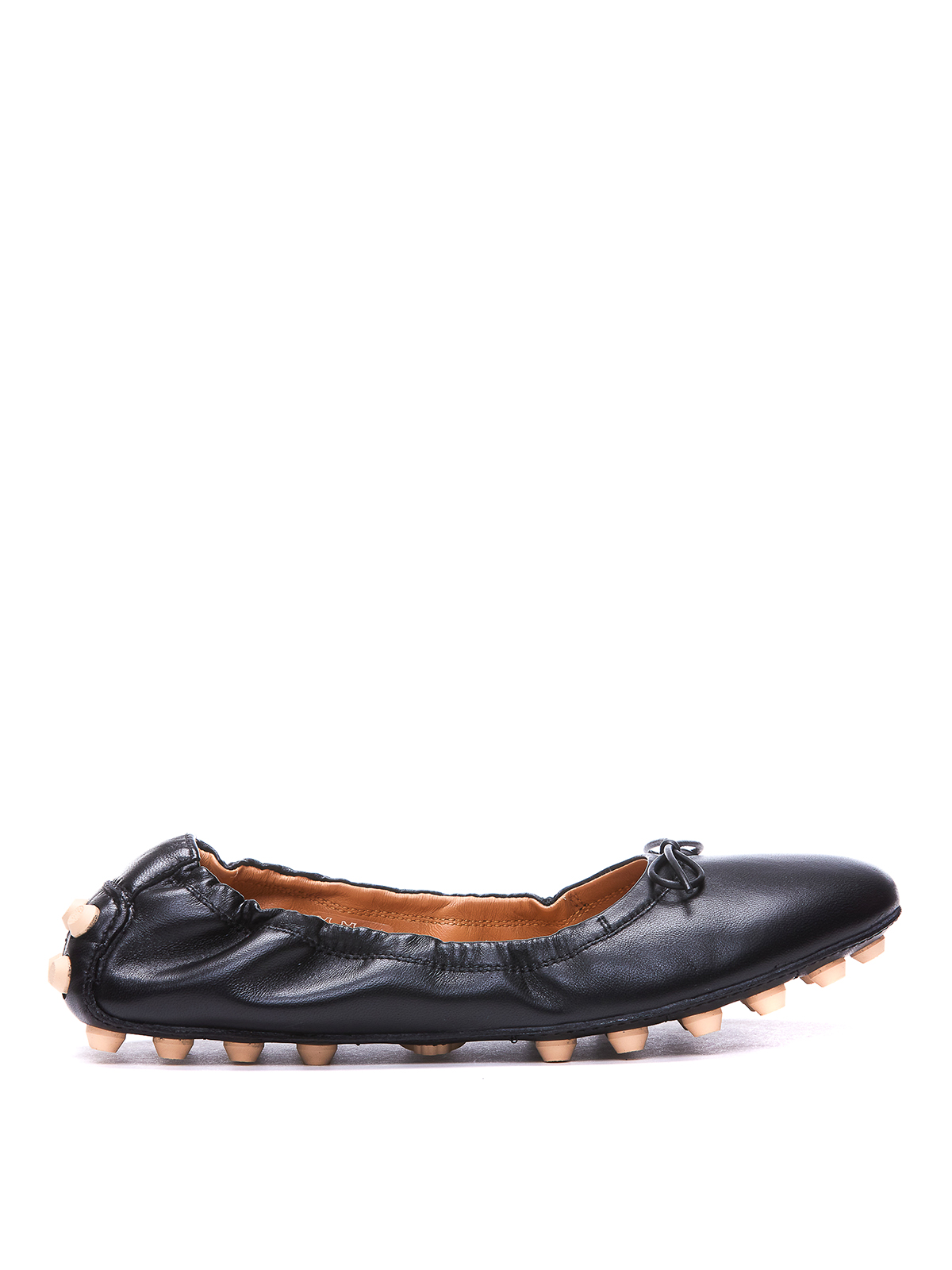 Tod's Leather Bubble Ballets In Negro