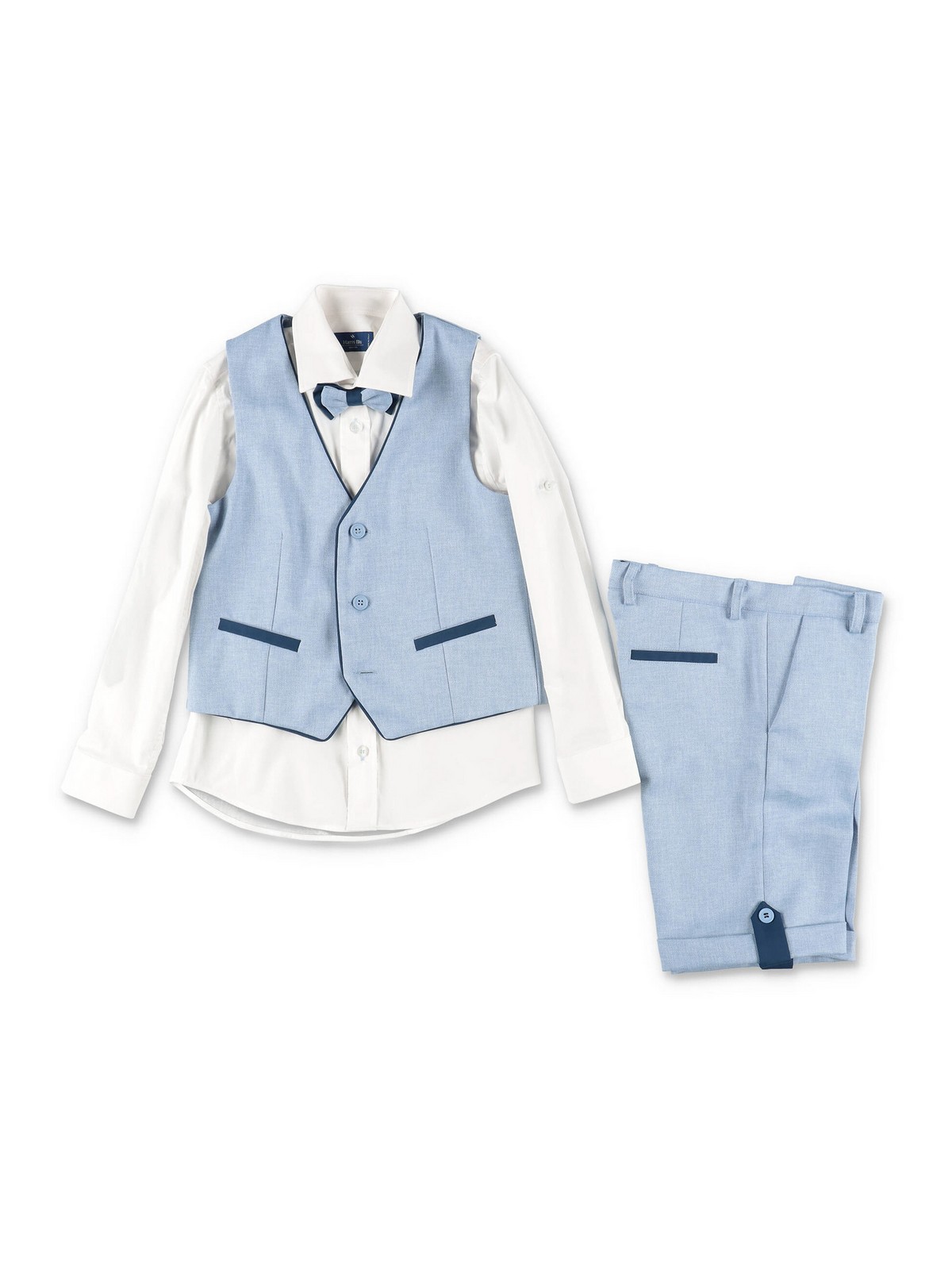 Harris Blu Kids' Business Suit In Light Blue