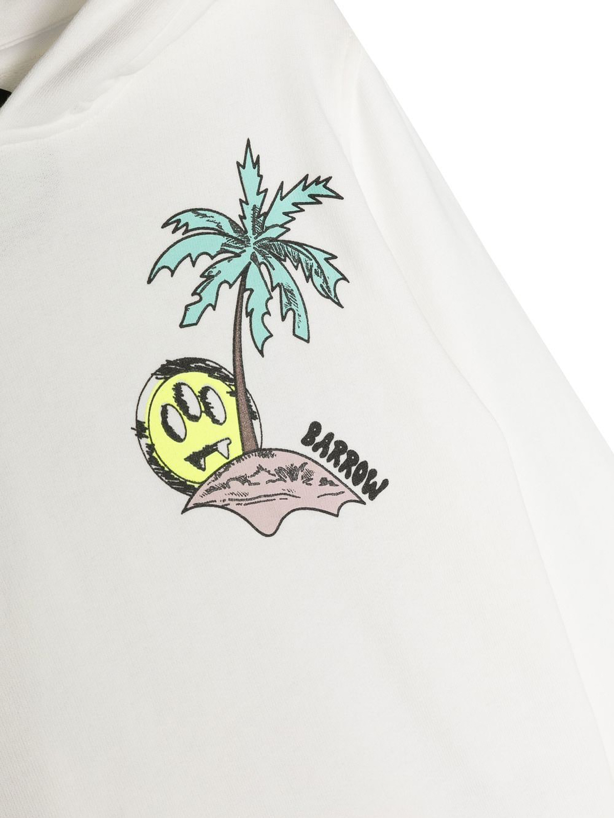 Barrow Felpa con stampa grafica Bianco Bambino 32951002