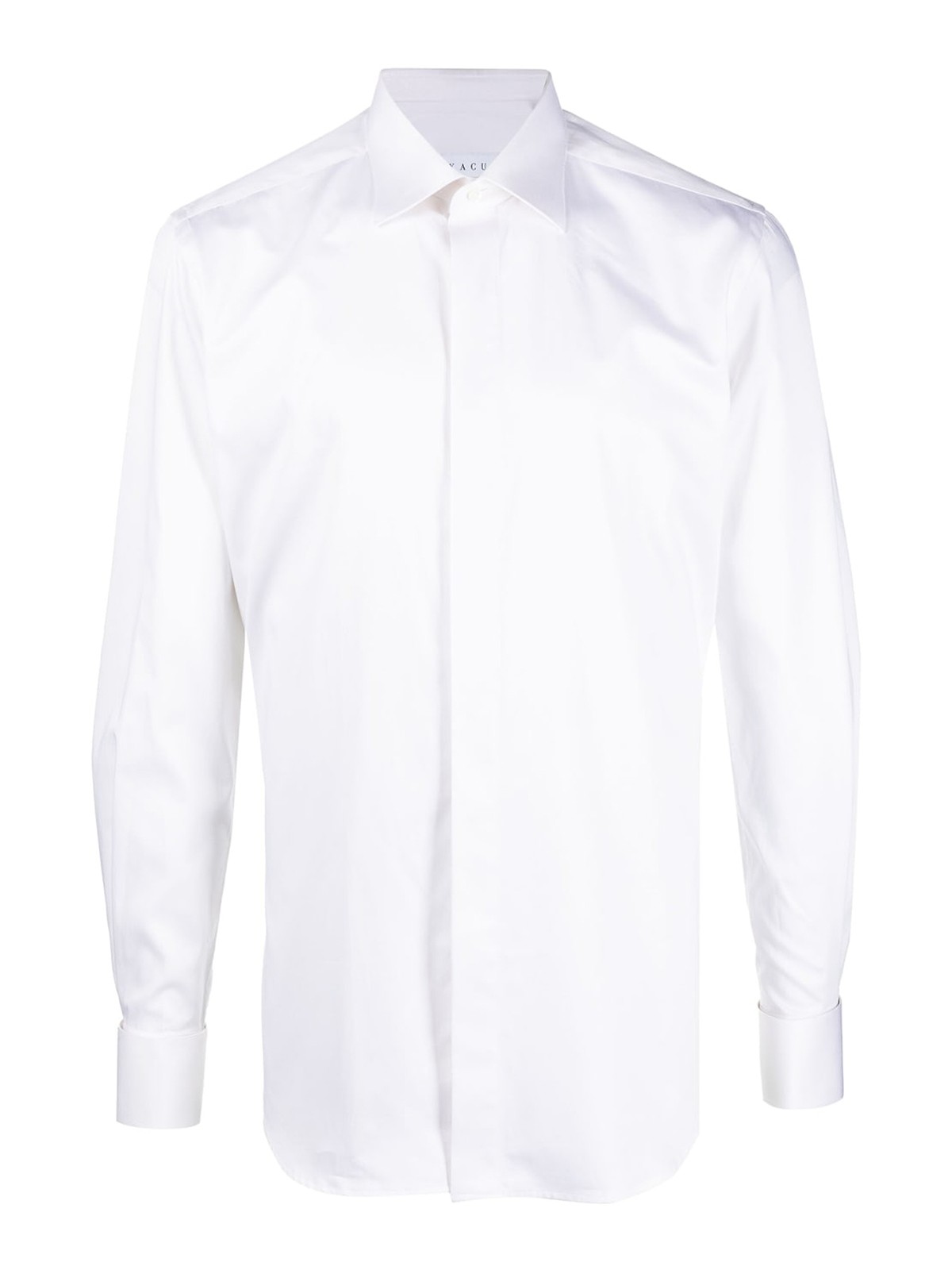 Xacus Long-sleeve Cotton Shirt In White