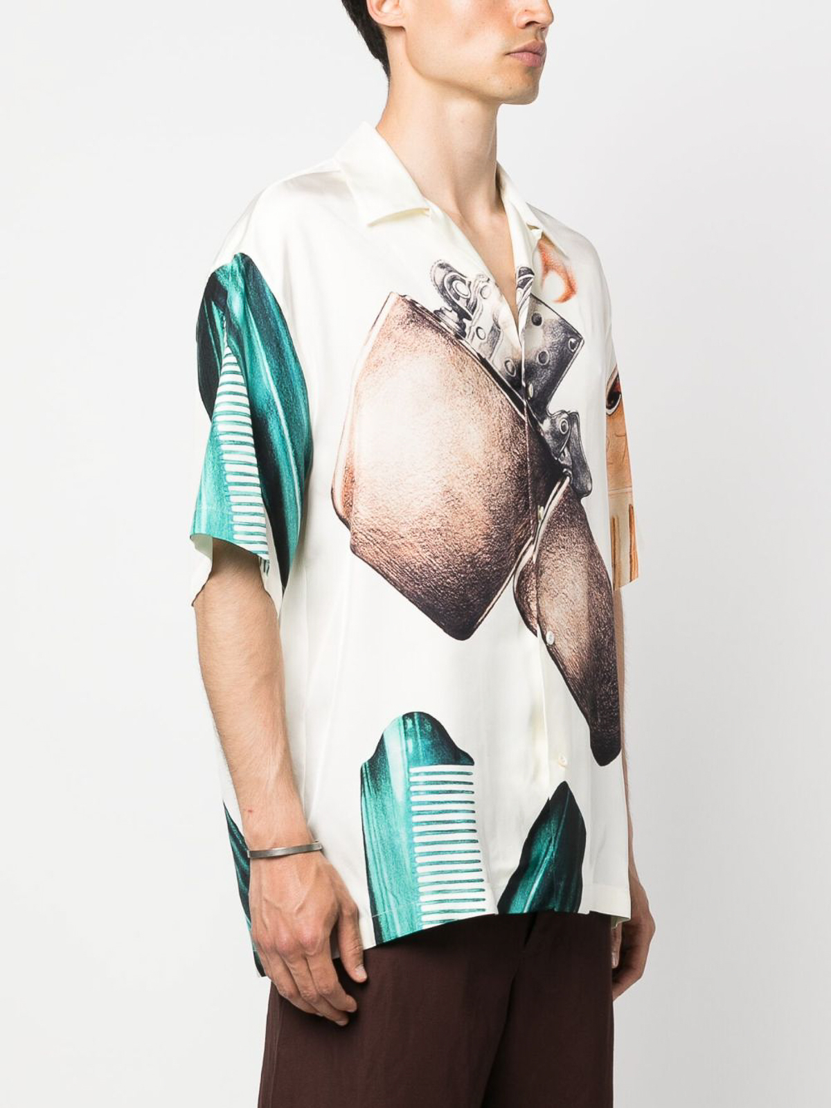 Jil Sander Graphic-print short-sleeve shirt|J22DL0134J65127283