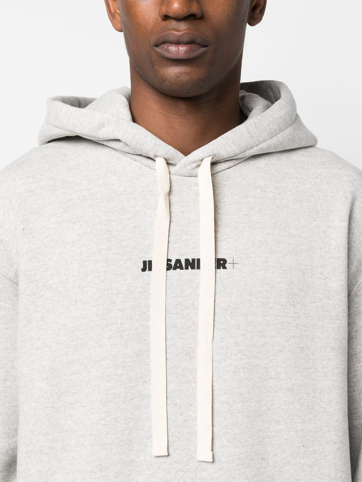 Jil Sander logo-print Drawstring Hoodie - Farfetch