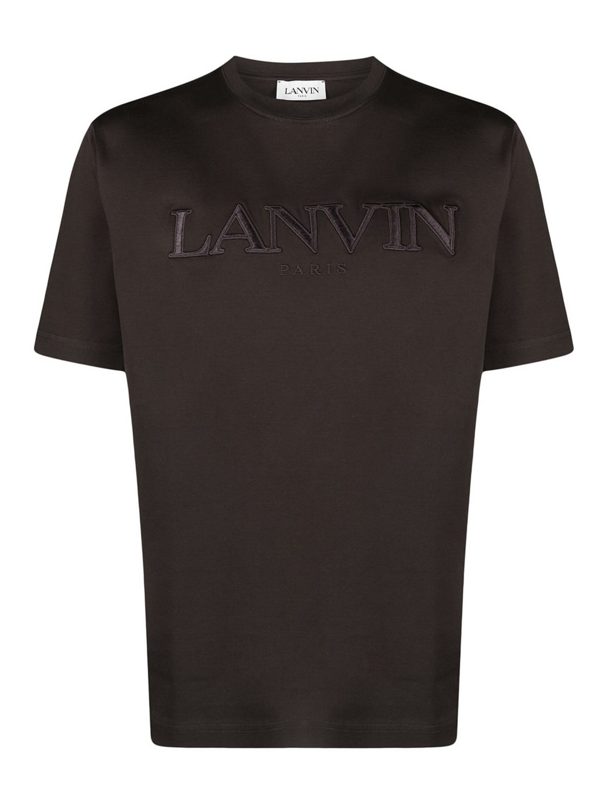 T-shirts Lanvin - Logo embroidered t-shirt - RMTS0005J208E23101